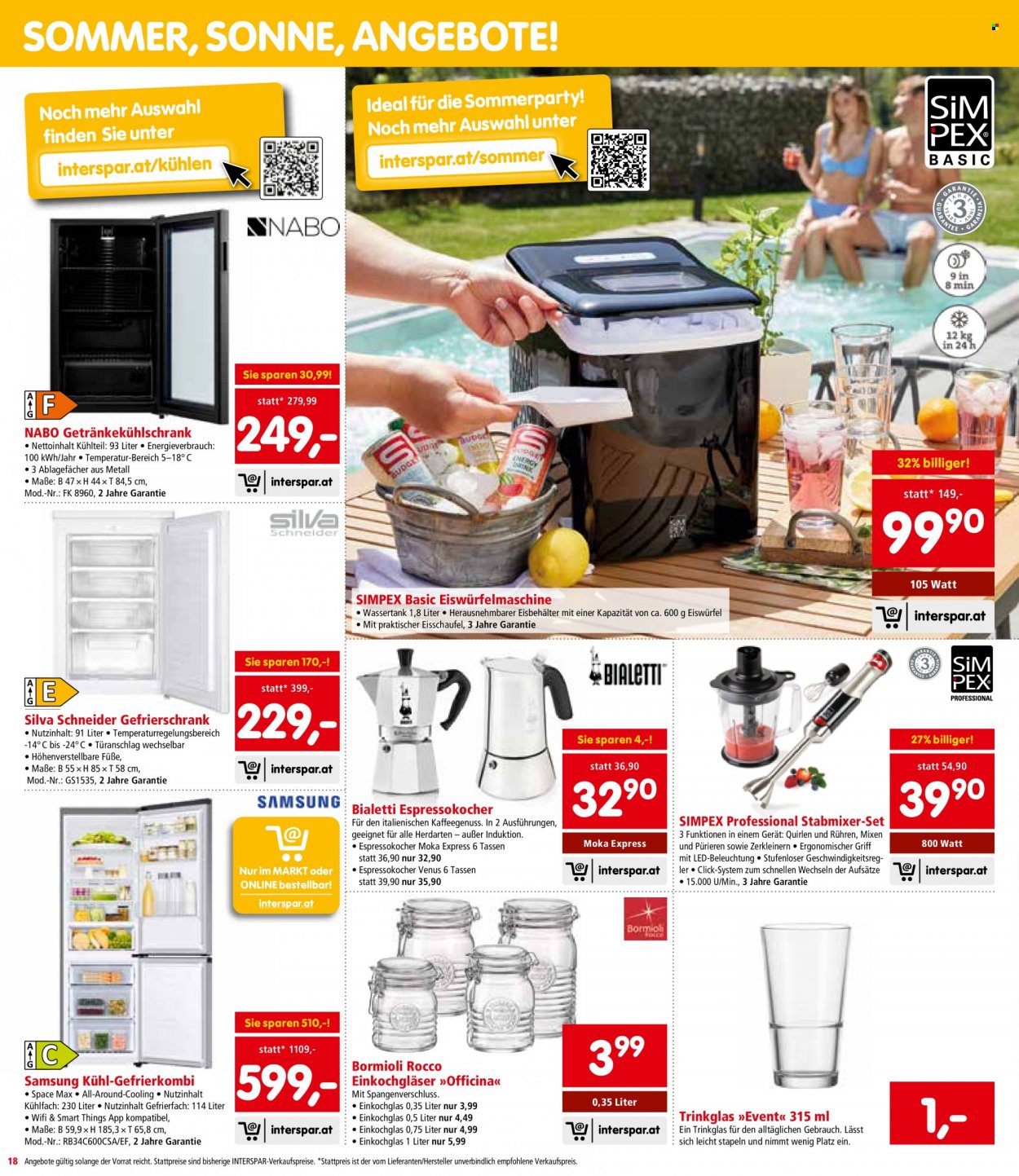 Angebote INTERSPAR - 22.6.2023 - 5.7.2023. Seite 18