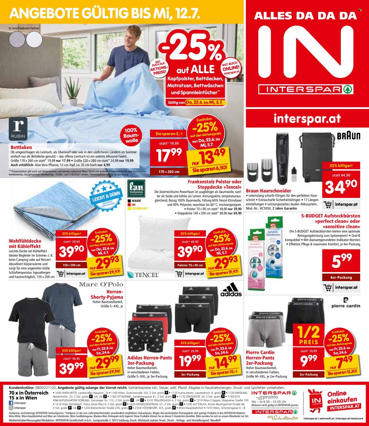 Angebote INTERSPAR - 22.6.2023 - 5.7.2023. Seite 20