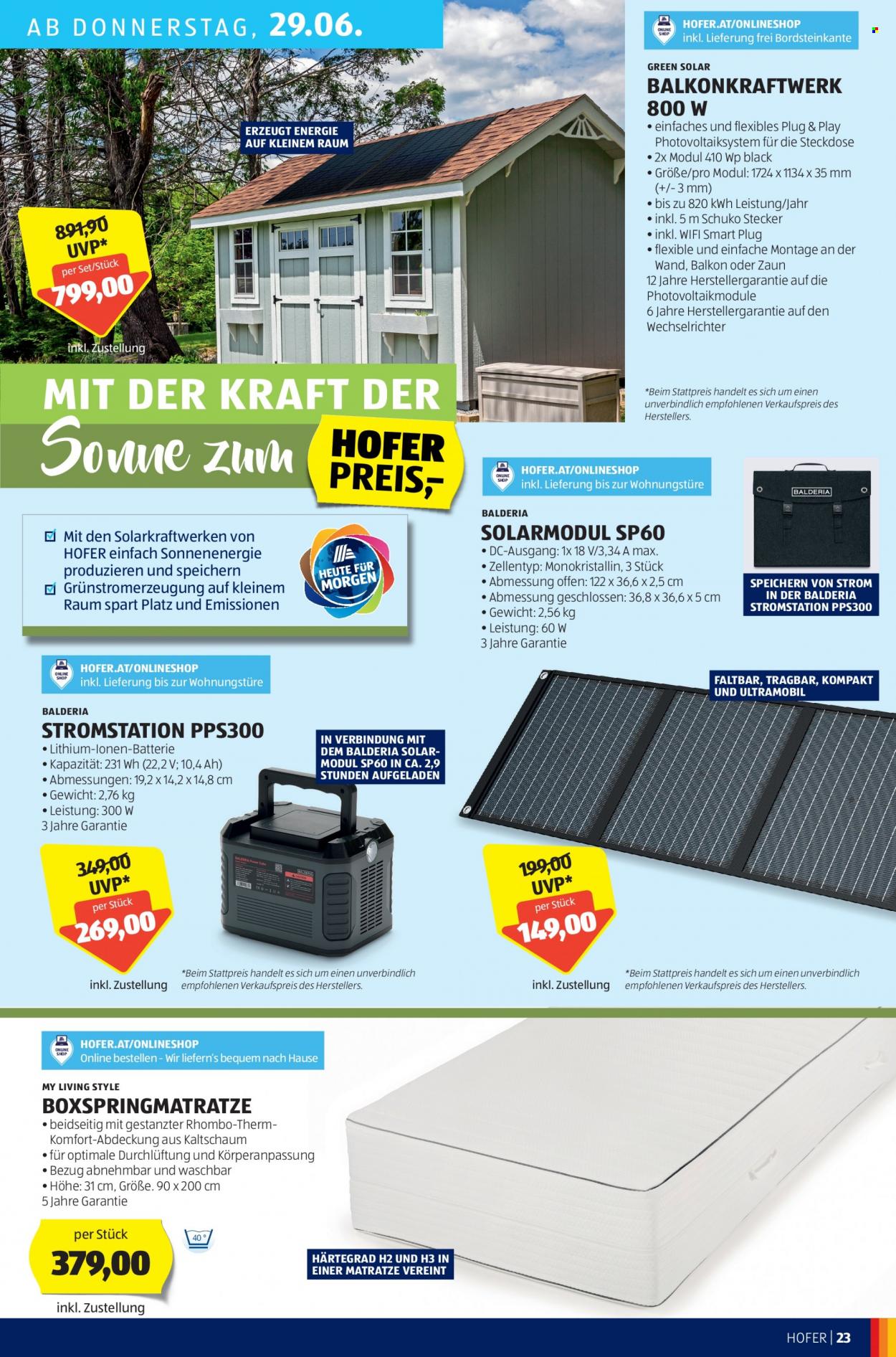 Angebote Hofer - 23.6.2023 - 29.6.2023. Seite 25