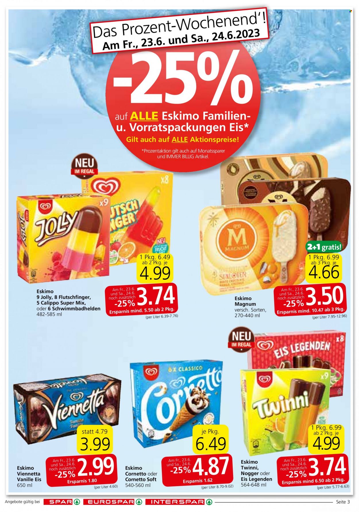Angebote SPAR - 22.6.2023 - 5.7.2023. Seite 3