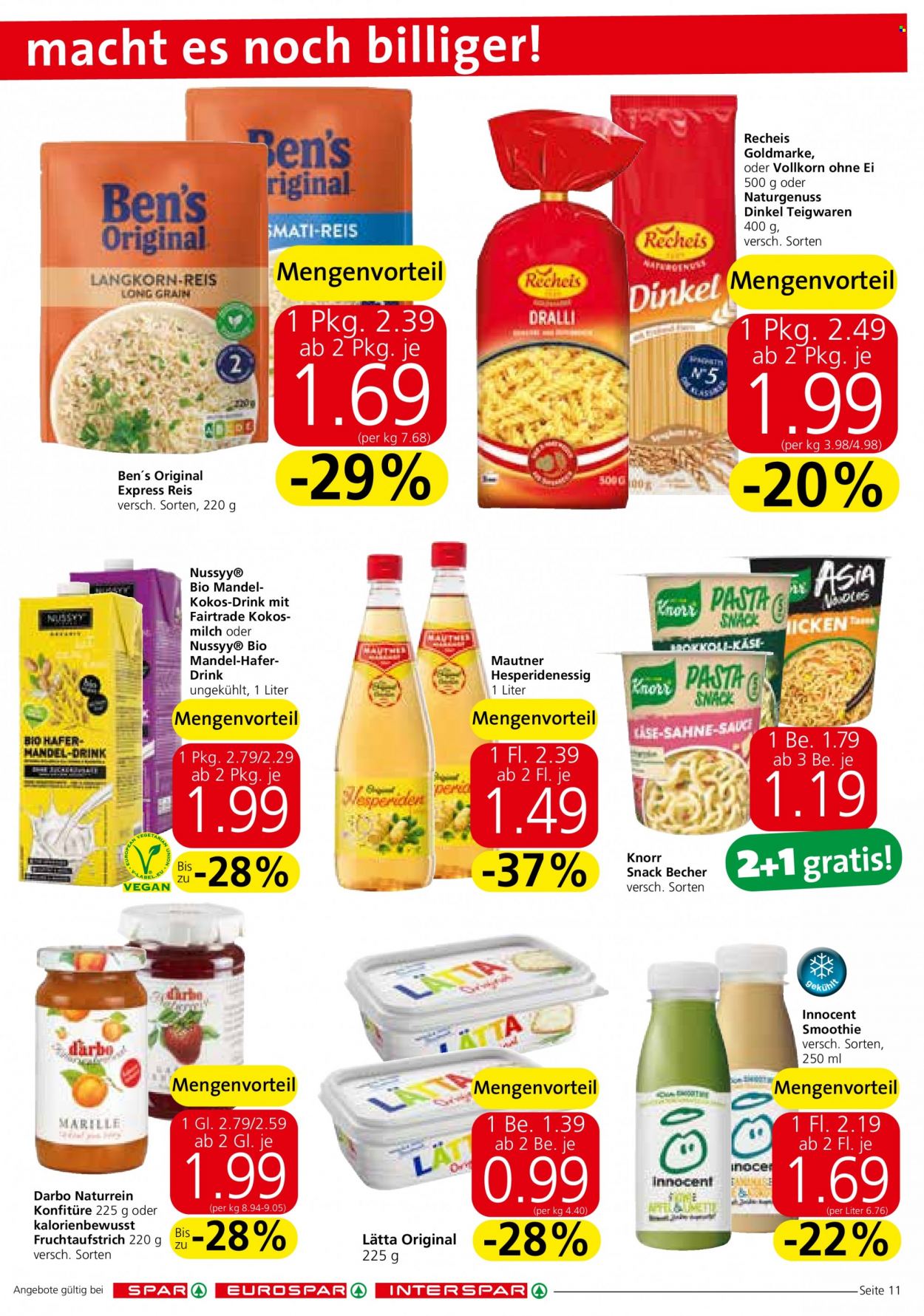 Angebote INTERSPAR - 22.6.2023 - 5.7.2023. Seite 11