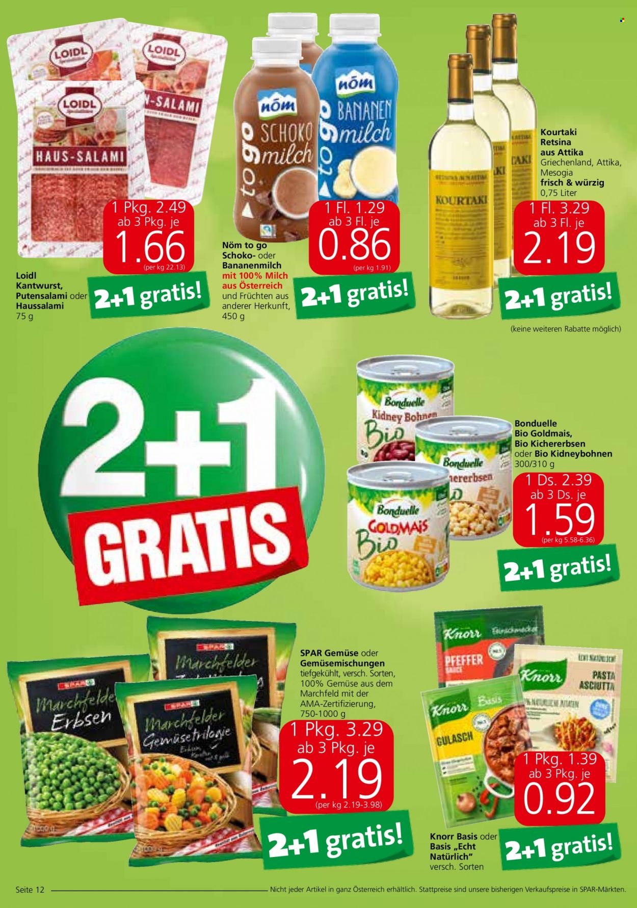 Angebote EUROSPAR - 22.6.2023 - 5.7.2023. Seite 12