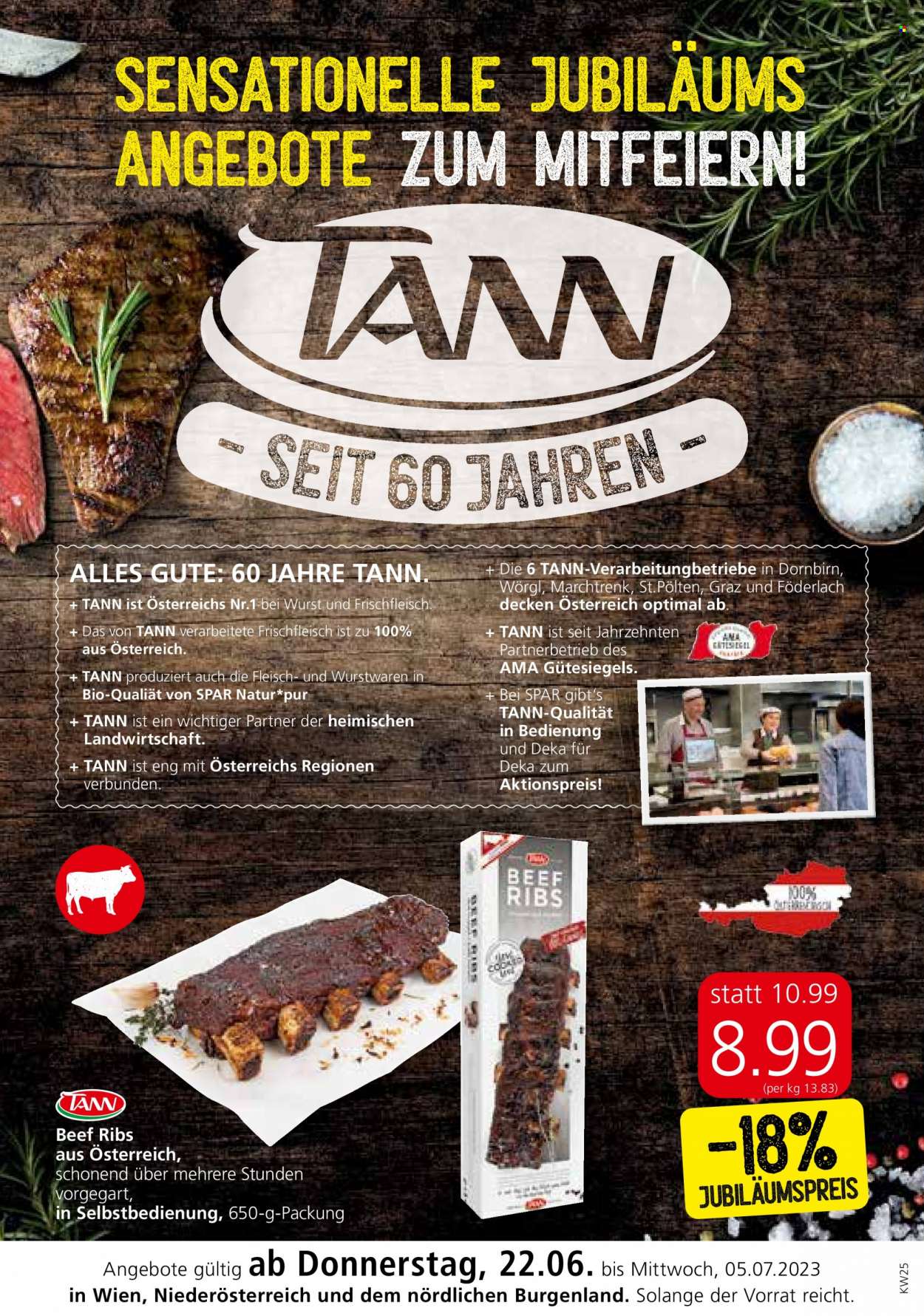 Angebote INTERSPAR - 22.6.2023 - 5.7.2023. Seite 1
