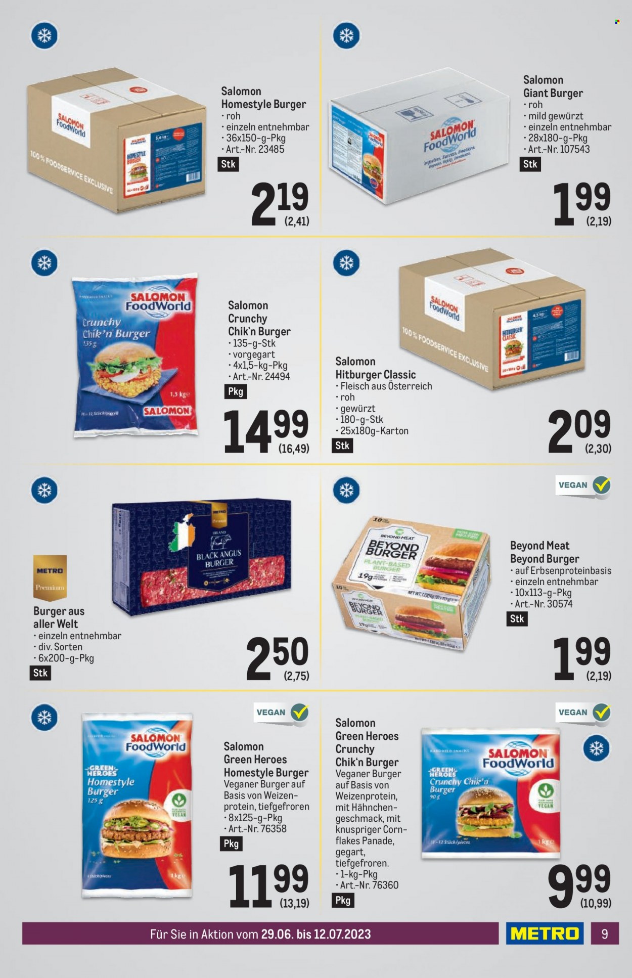 Angebote Metro - 29.6.2023 - 12.7.2023. Seite 9