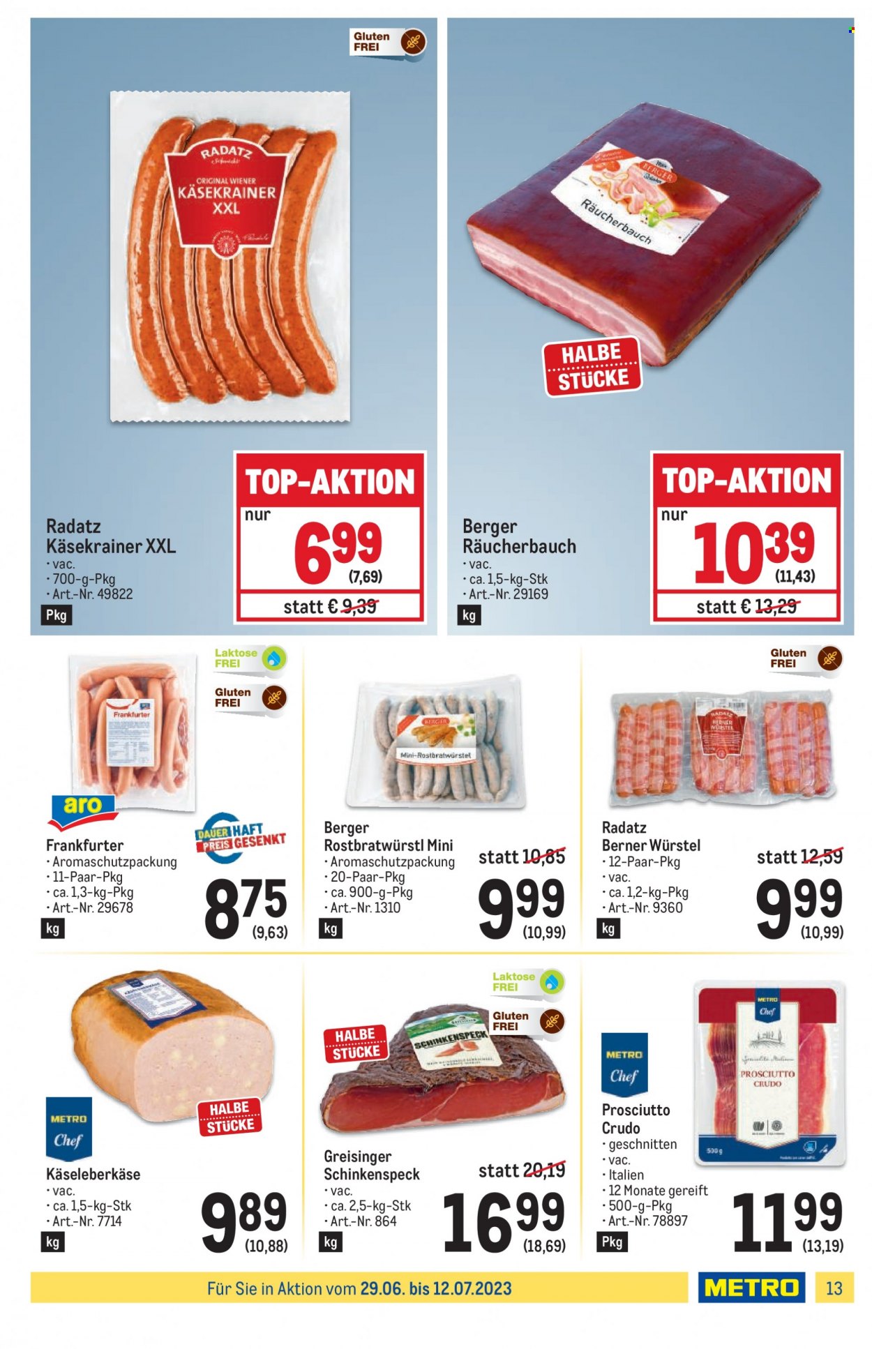 Angebote Metro - 29.6.2023 - 12.7.2023. Seite 13