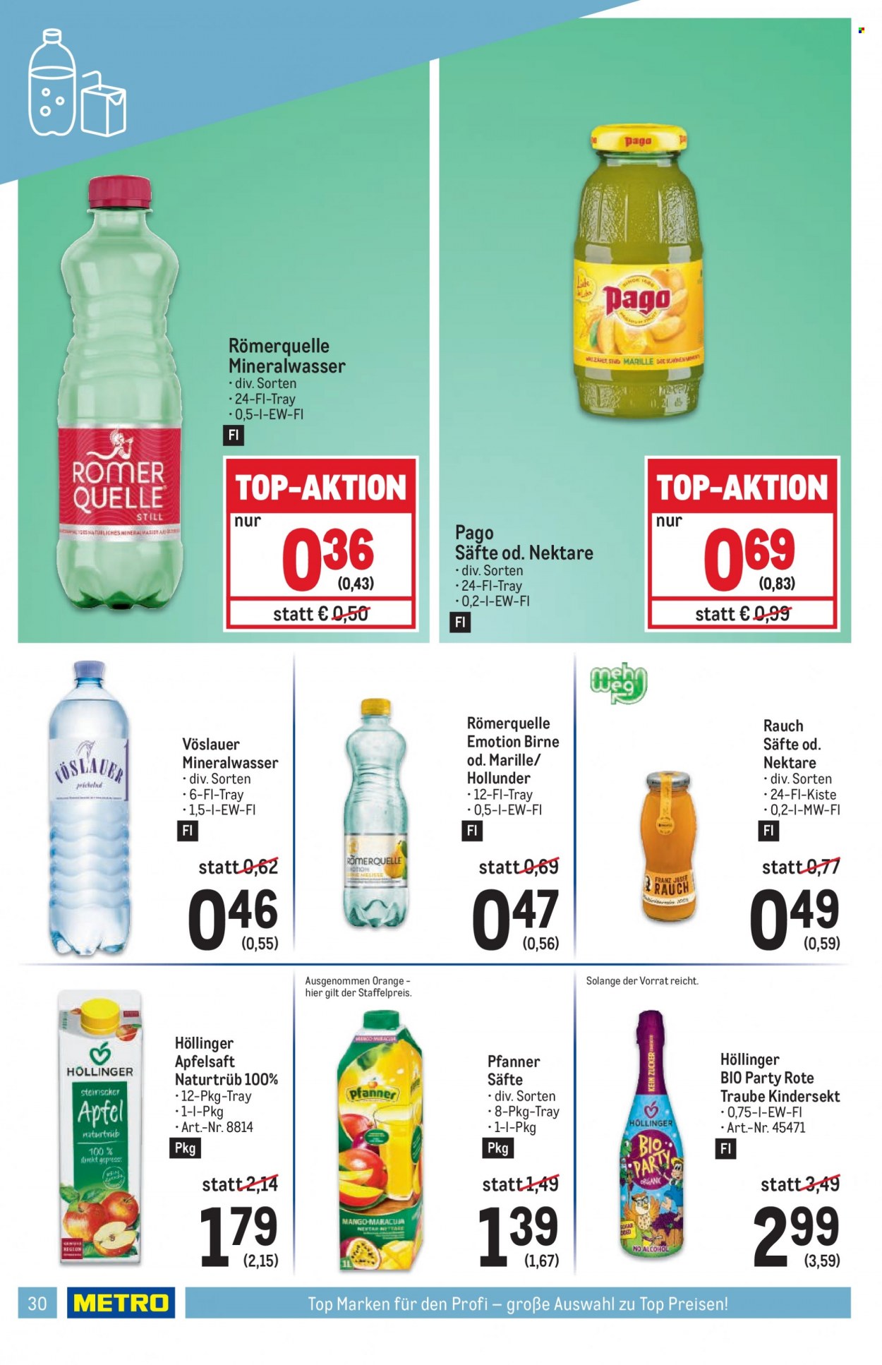 Angebote Metro - 29.6.2023 - 12.7.2023. Seite 30