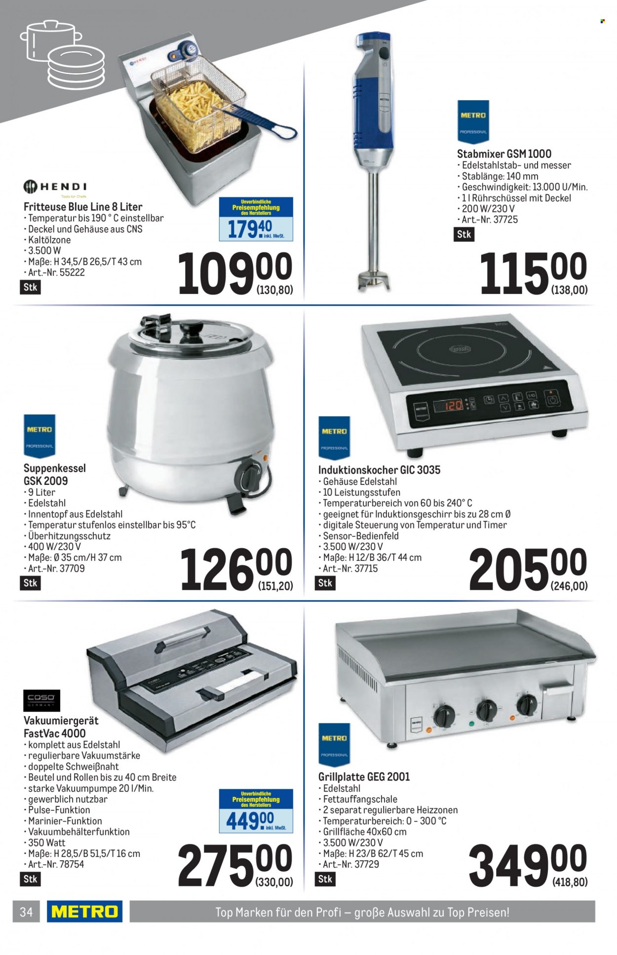 Angebote Metro - 29.6.2023 - 12.7.2023. Seite 34