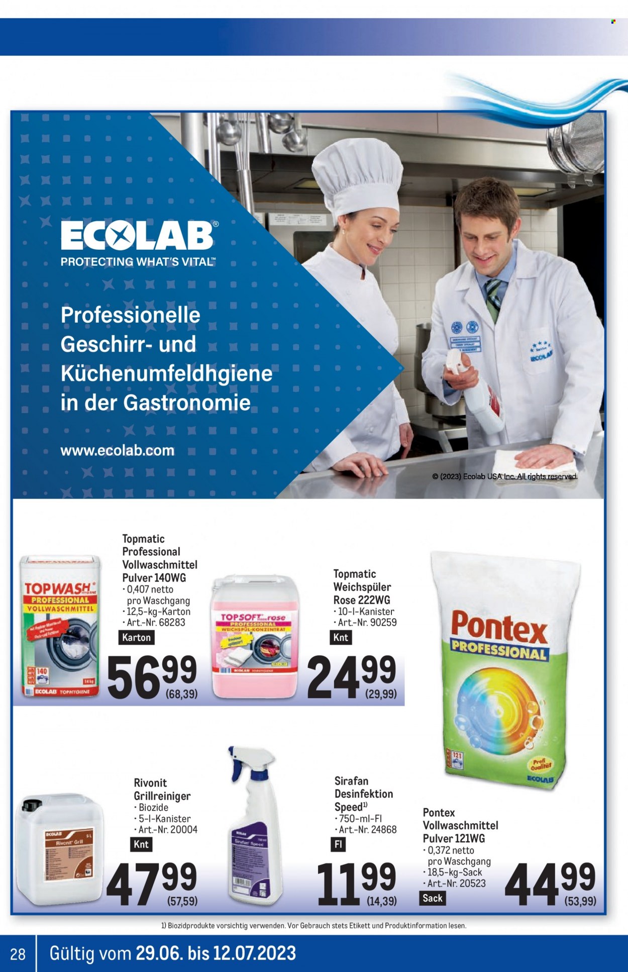 Angebote Metro - 29.6.2023 - 12.7.2023. Seite 28