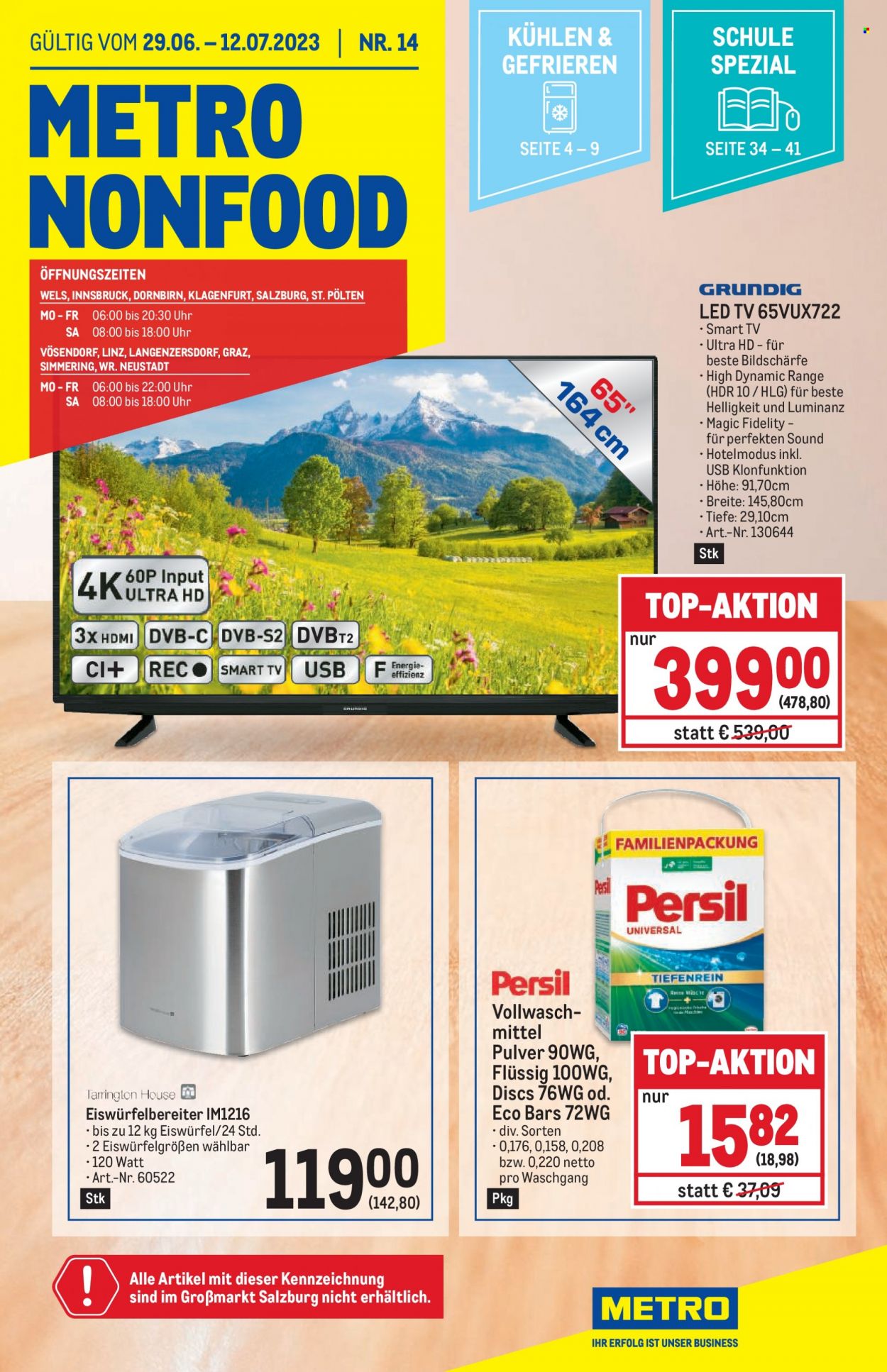 Angebote Metro - 29.6.2023 - 12.7.2023. Seite 1