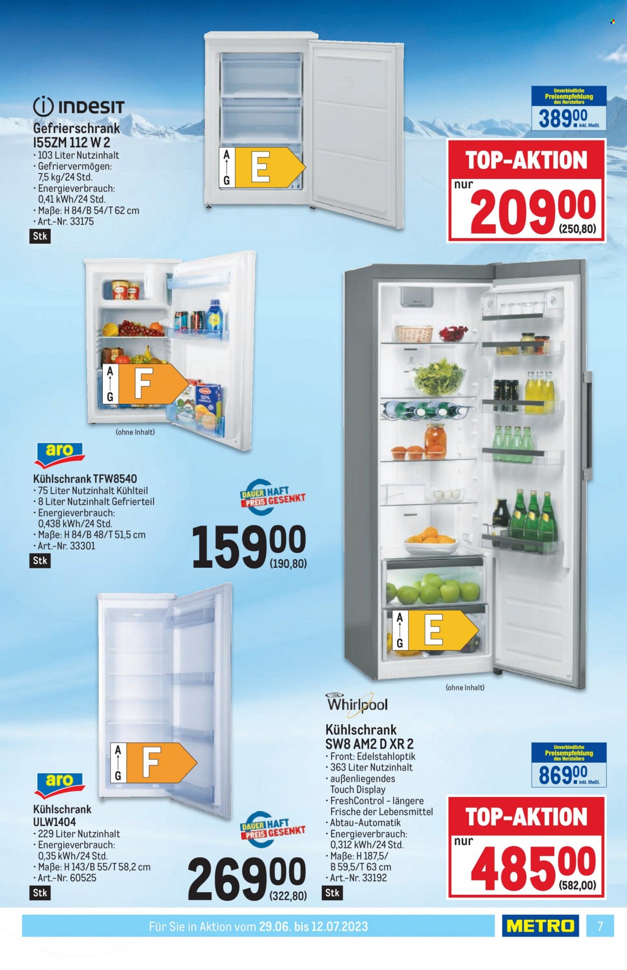 Angebote Metro - 29.6.2023 - 12.7.2023. Seite 7