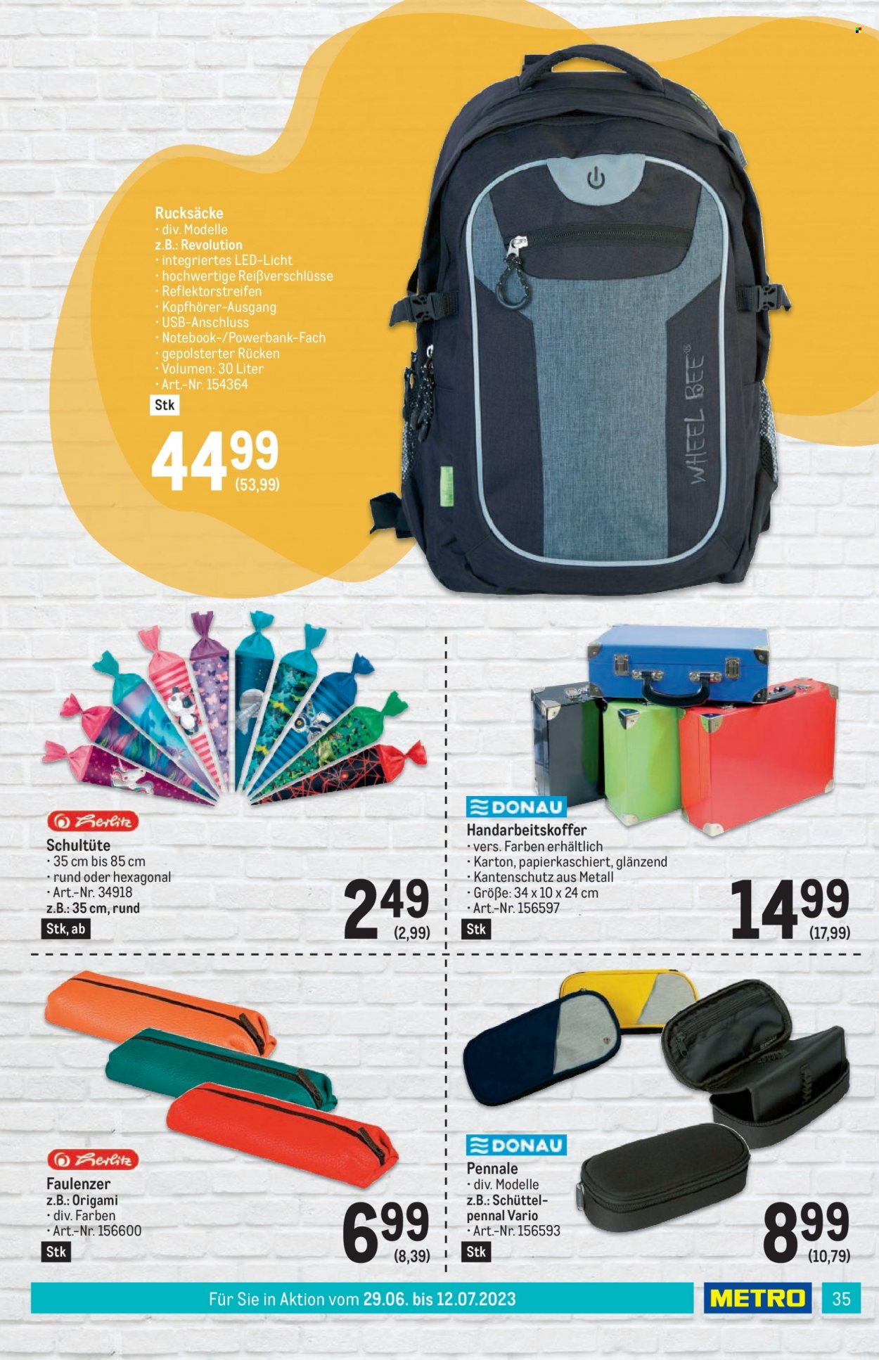 Angebote Metro - 29.6.2023 - 12.7.2023. Seite 35