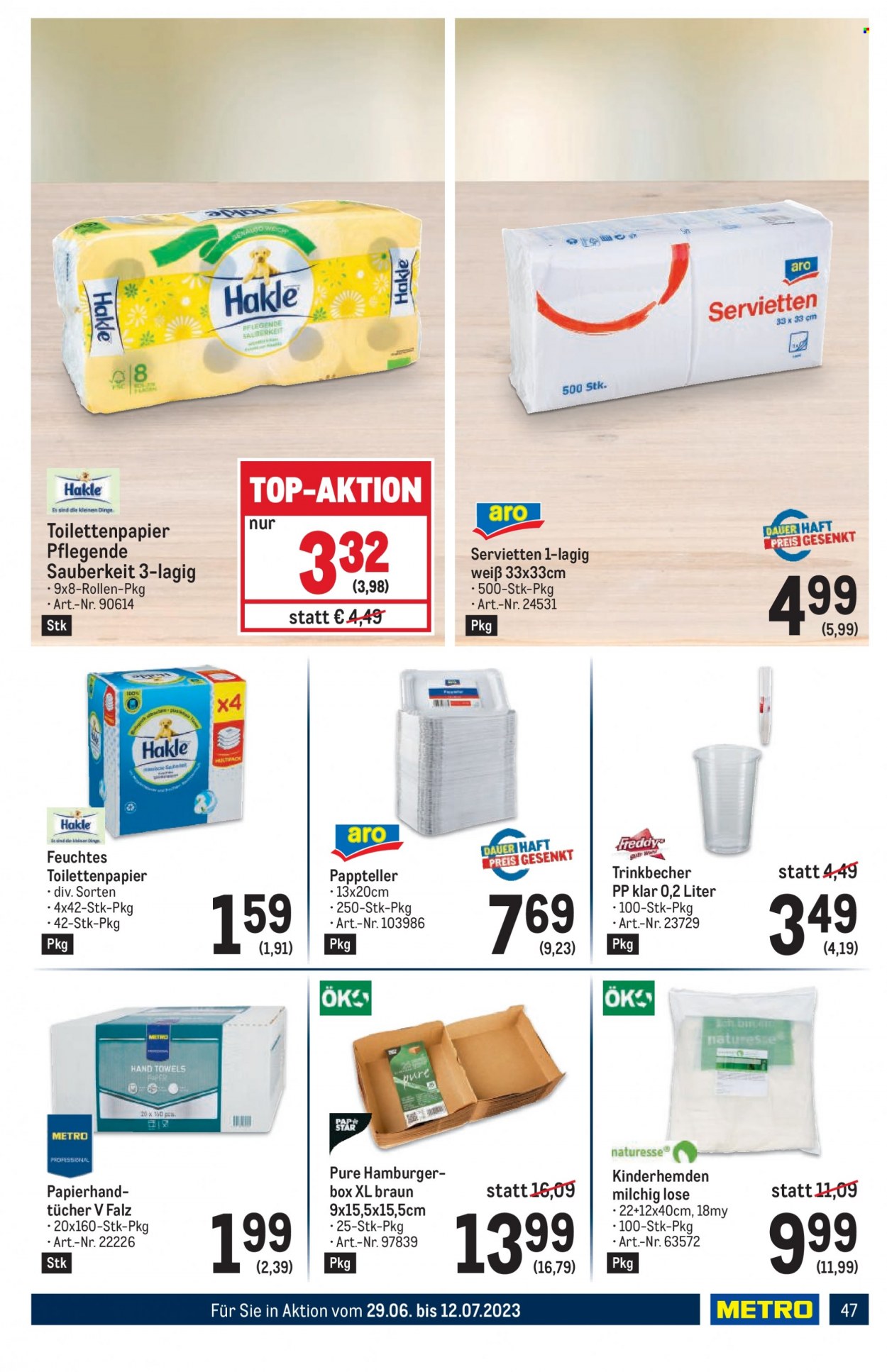 Angebote Metro - 29.6.2023 - 12.7.2023. Seite 47