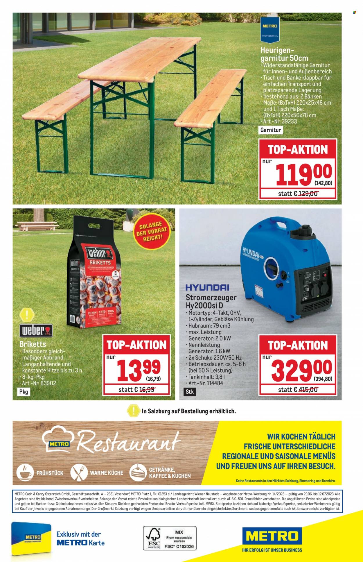Angebote Metro - 29.6.2023 - 12.7.2023. Seite 48