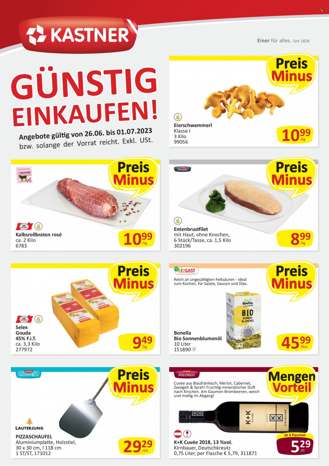 Angebote KASTNER - 26.6.2023 - 1.7.2023. Seite 1