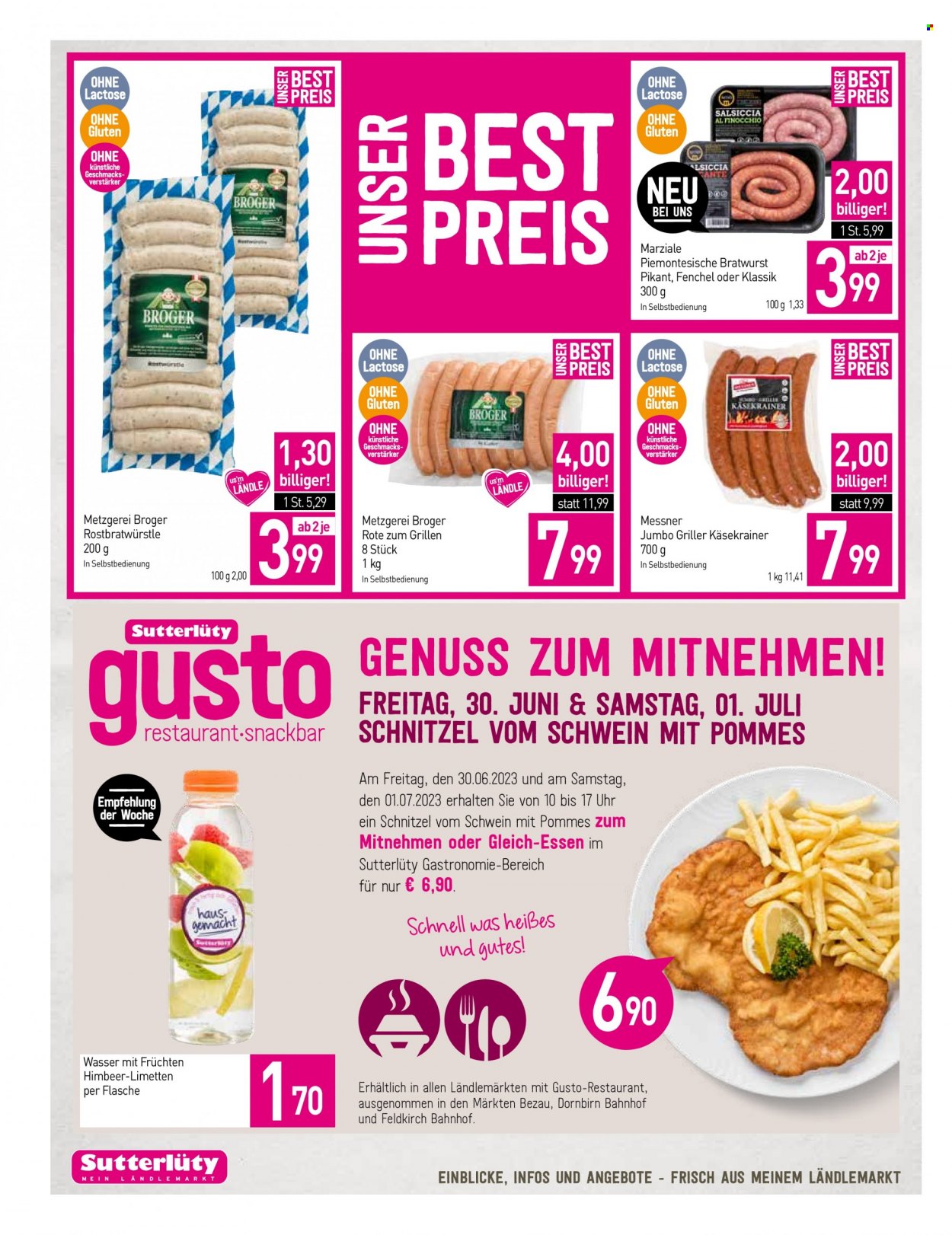 Angebote Sutterlüty - 29.6.2023 - 5.7.2023. Seite 12