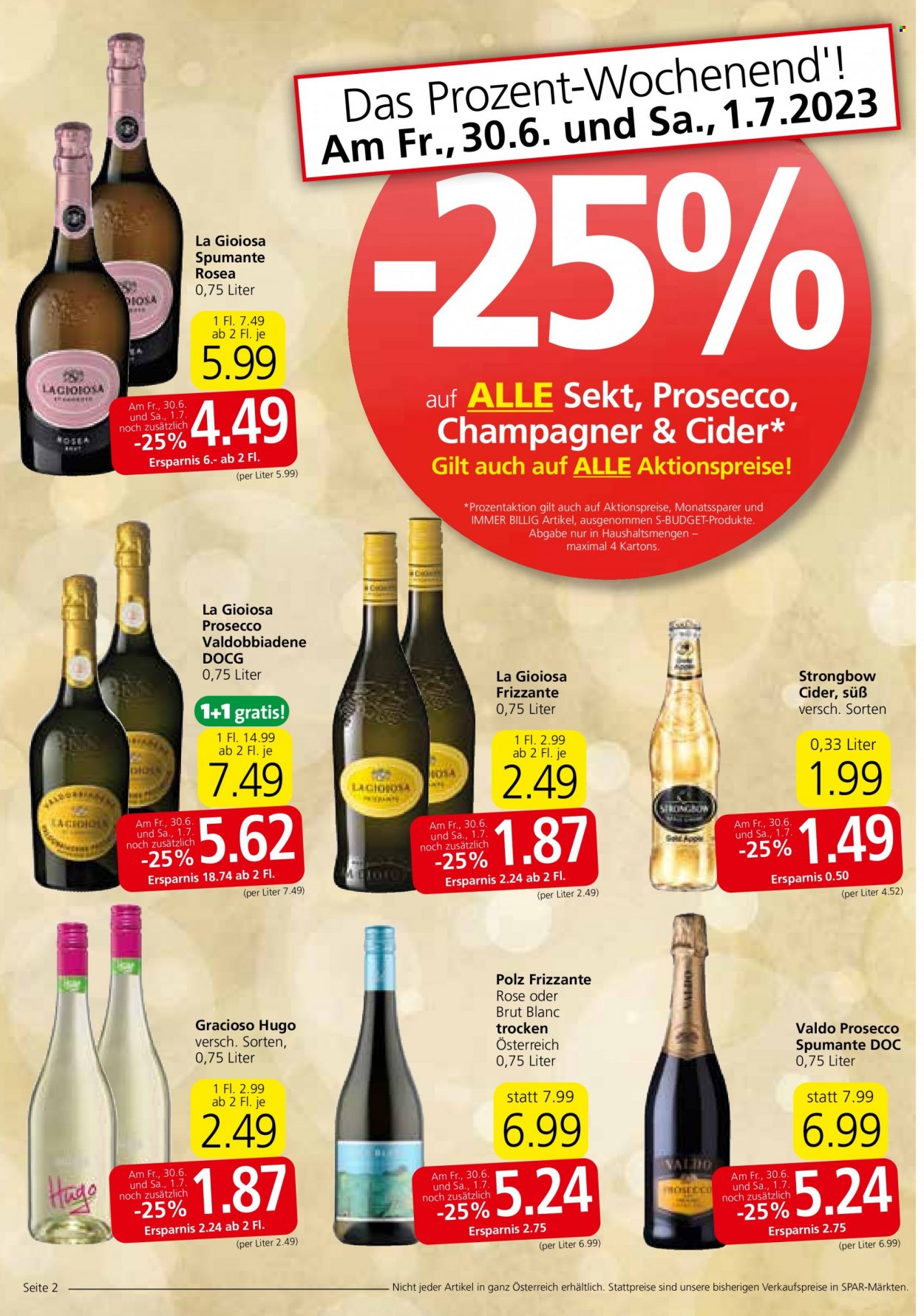 Angebote INTERSPAR - 29.6.2023 - 5.7.2023. Seite 2