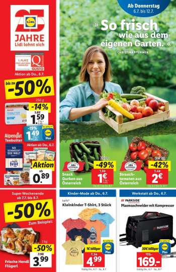 Angebote Lidl - 6.7.2023 - 12.7.2023.