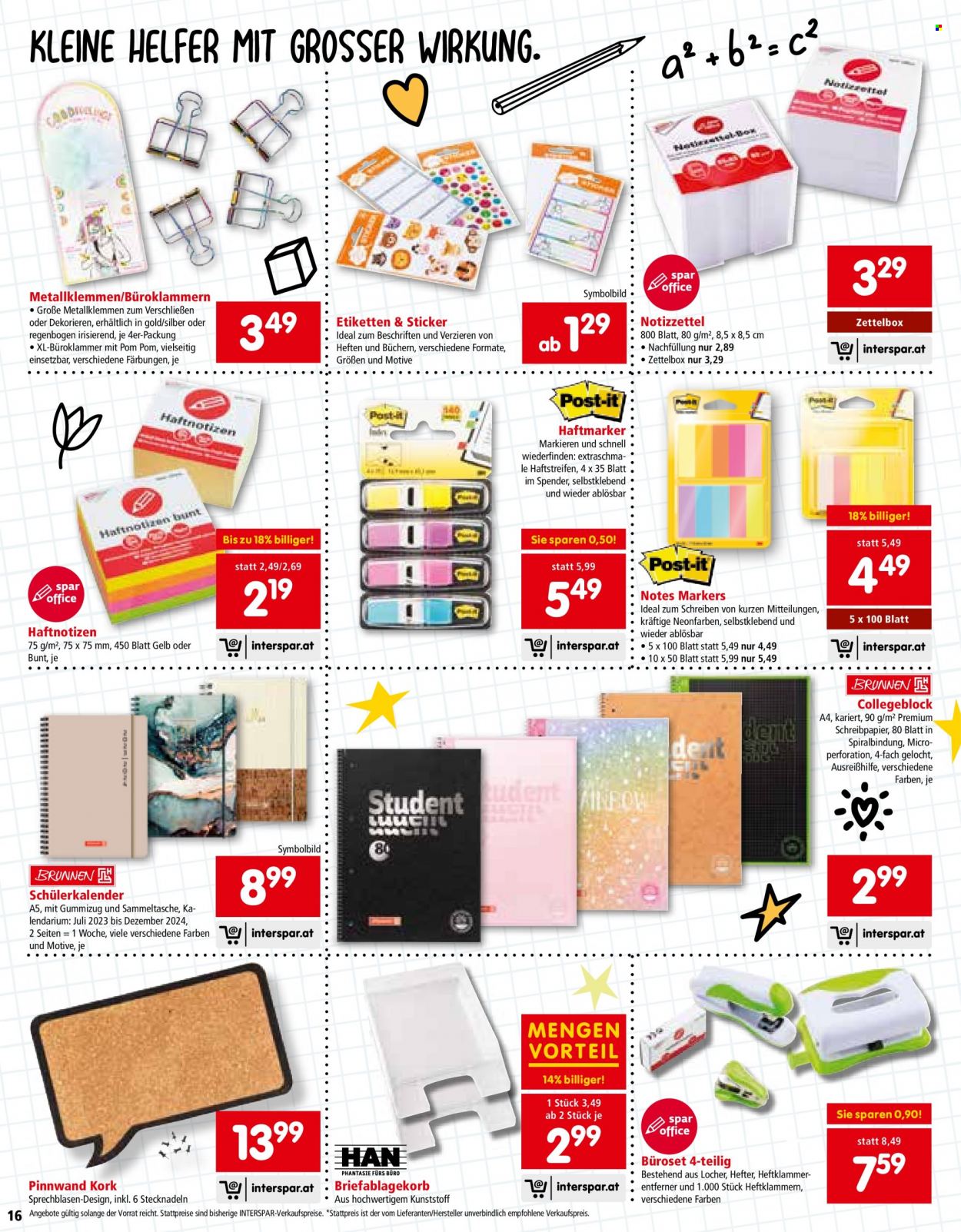 Angebote INTERSPAR - 29.6.2023 - 20.9.2023. Seite 16