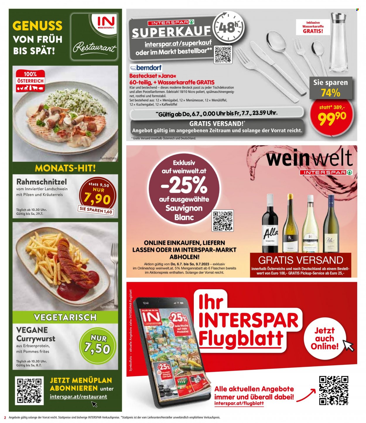 Angebote INTERSPAR - 6.7.2023 - 19.7.2023. Seite 2