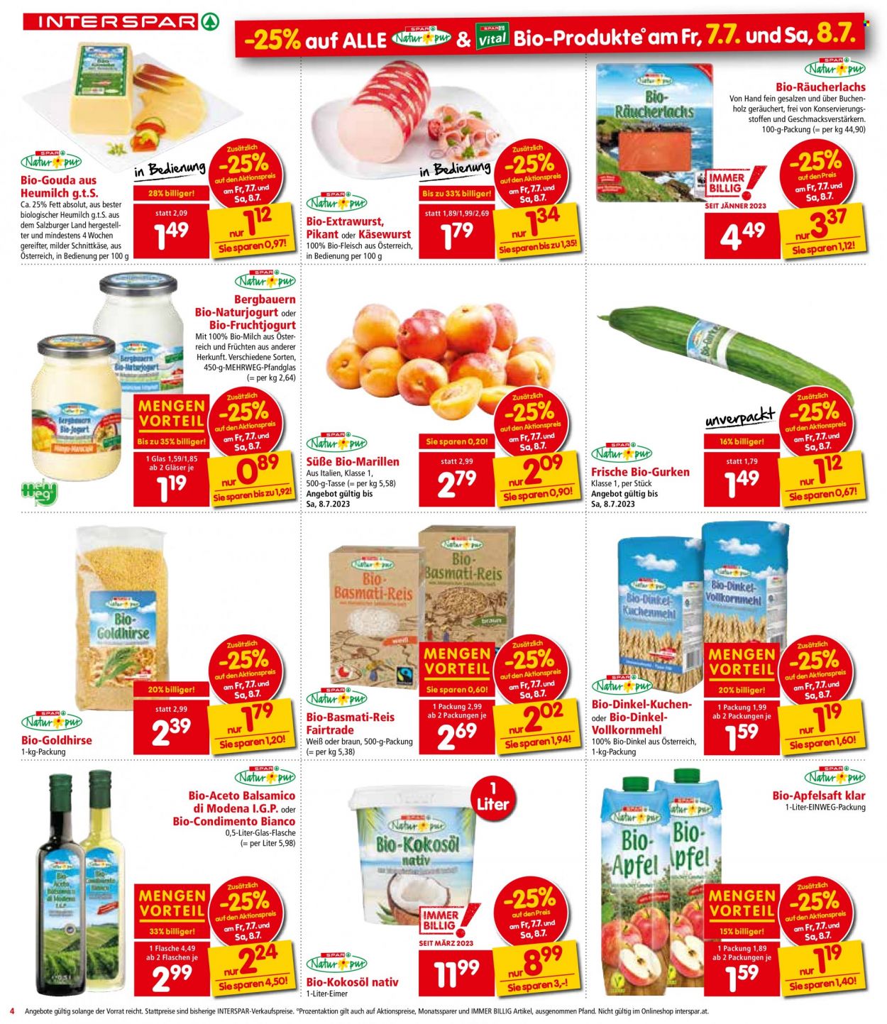 Angebote INTERSPAR - 6.7.2023 - 19.7.2023. Seite 4