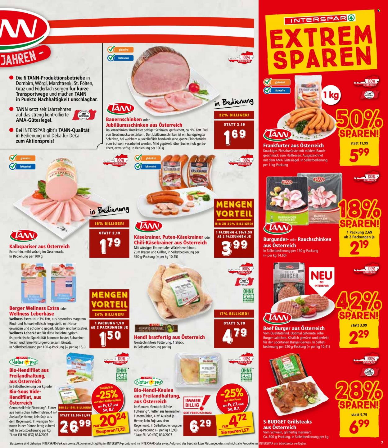 Angebote INTERSPAR - 6.7.2023 - 19.7.2023. Seite 7