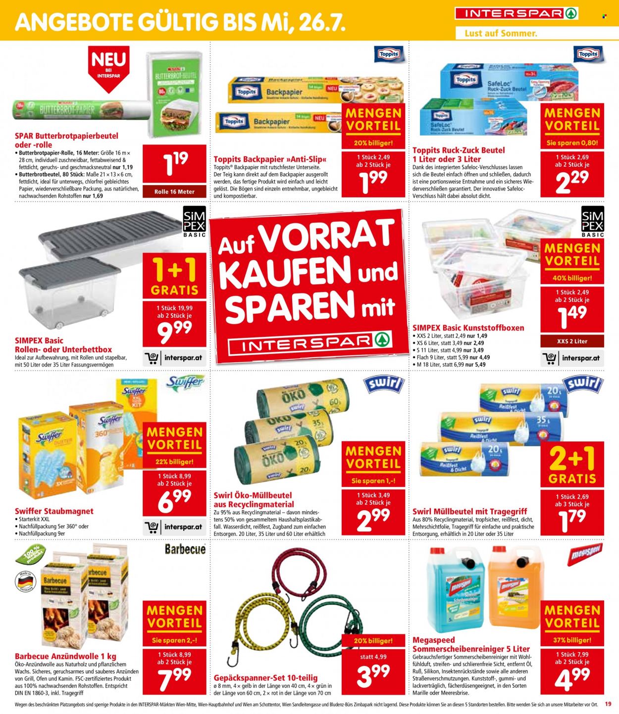 Angebote INTERSPAR - 6.7.2023 - 19.7.2023. Seite 19