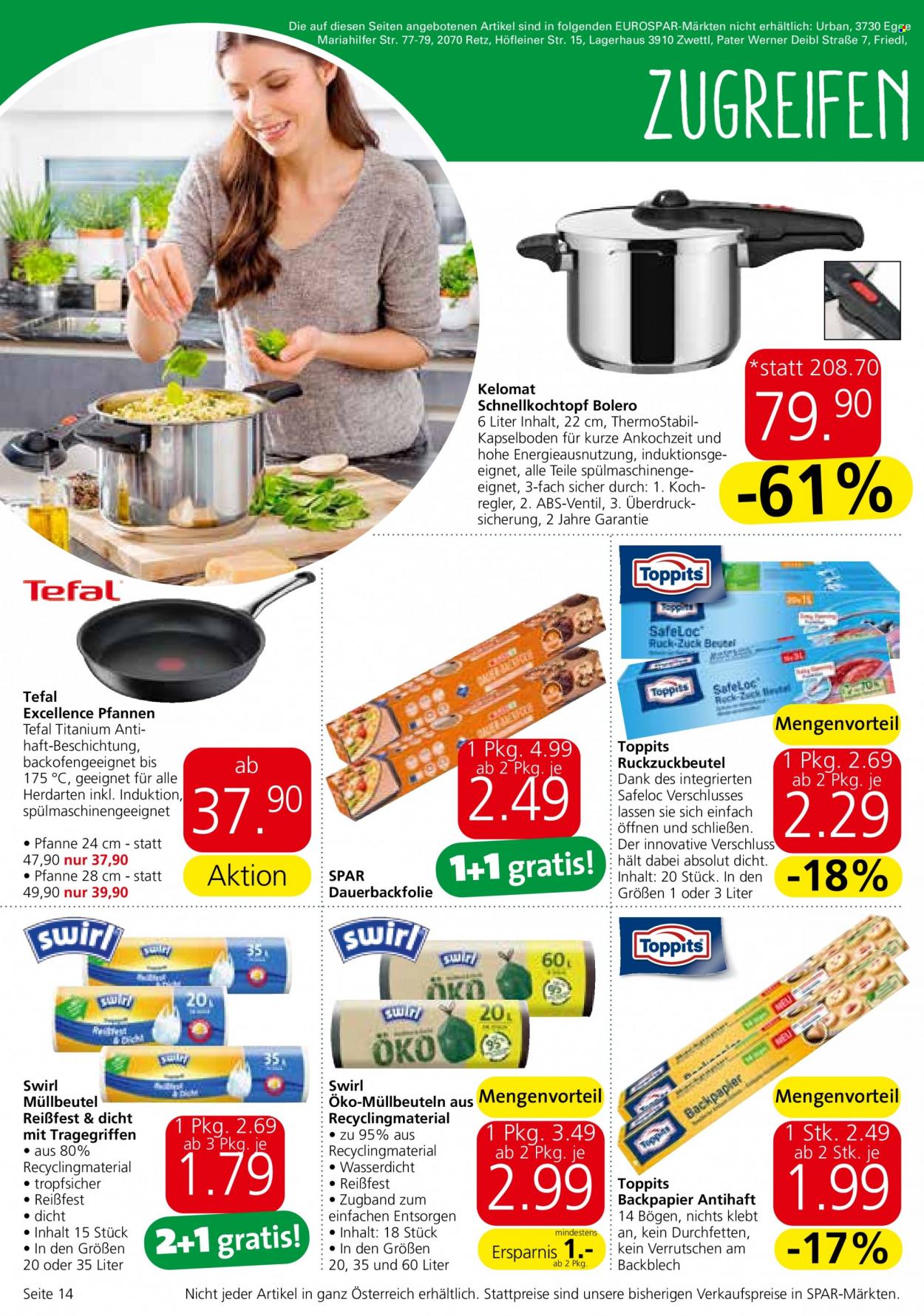 Angebote EUROSPAR - 6.7.2023 - 19.7.2023. Seite 14