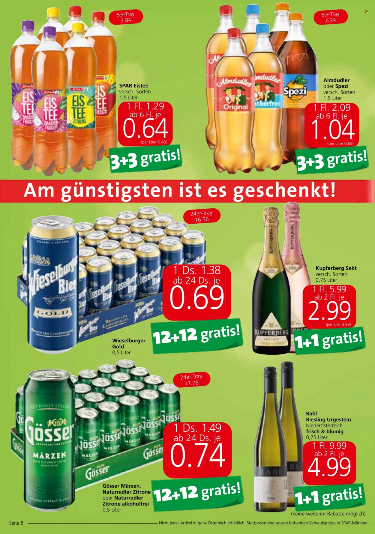 Angebote INTERSPAR - 6.7.2023 - 19.7.2023. Seite 8