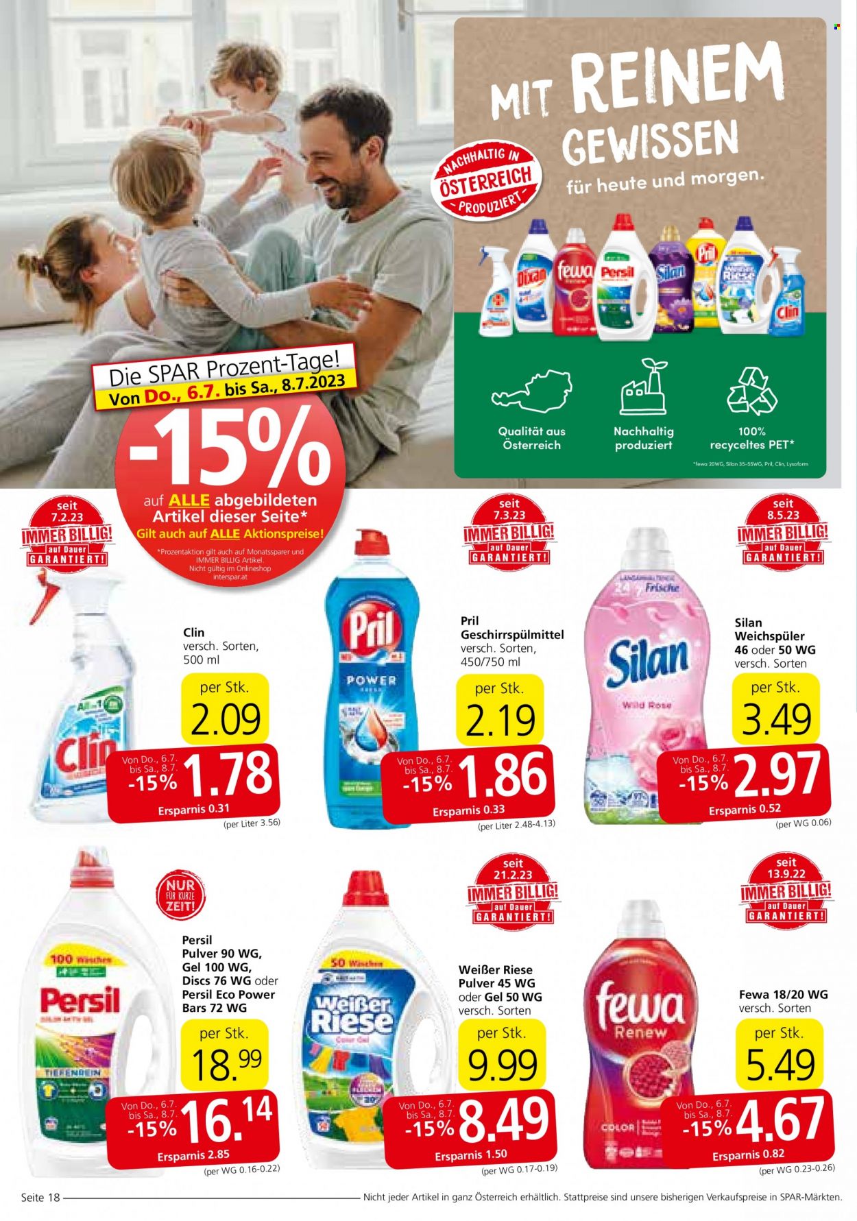 Angebote INTERSPAR - 6.7.2023 - 19.7.2023. Seite 18
