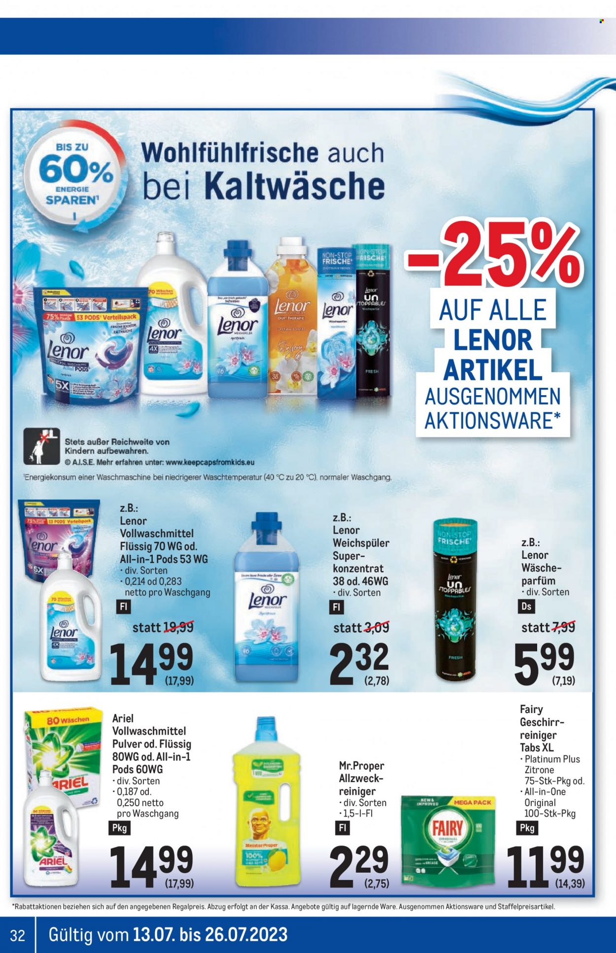 Angebote Metro - 13.7.2023 - 26.7.2023. Seite 32