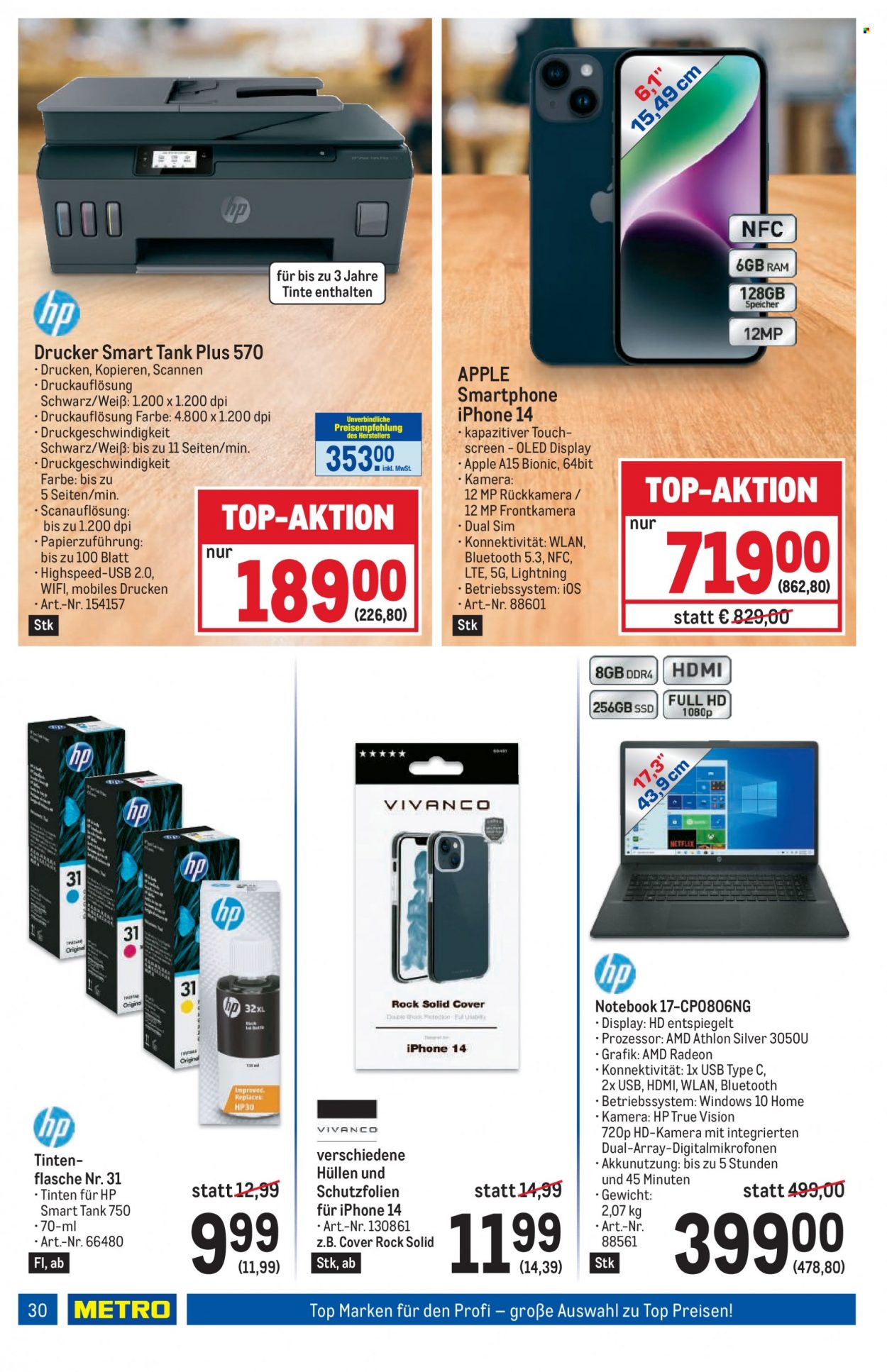 Angebote Metro - 13.7.2023 - 26.7.2023. Seite 30