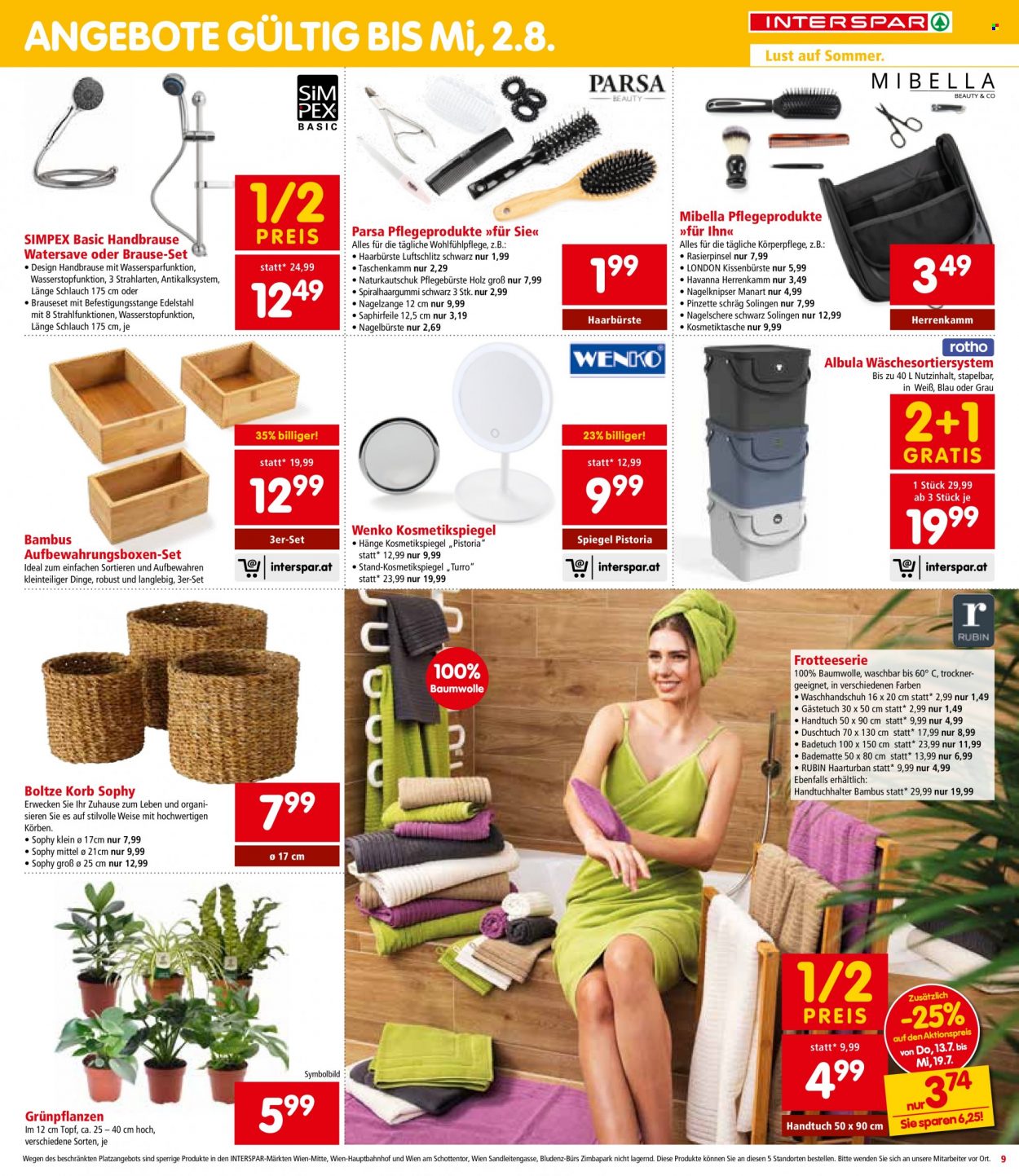 Angebote INTERSPAR - 13.7.2023 - 19.7.2023. Seite 9