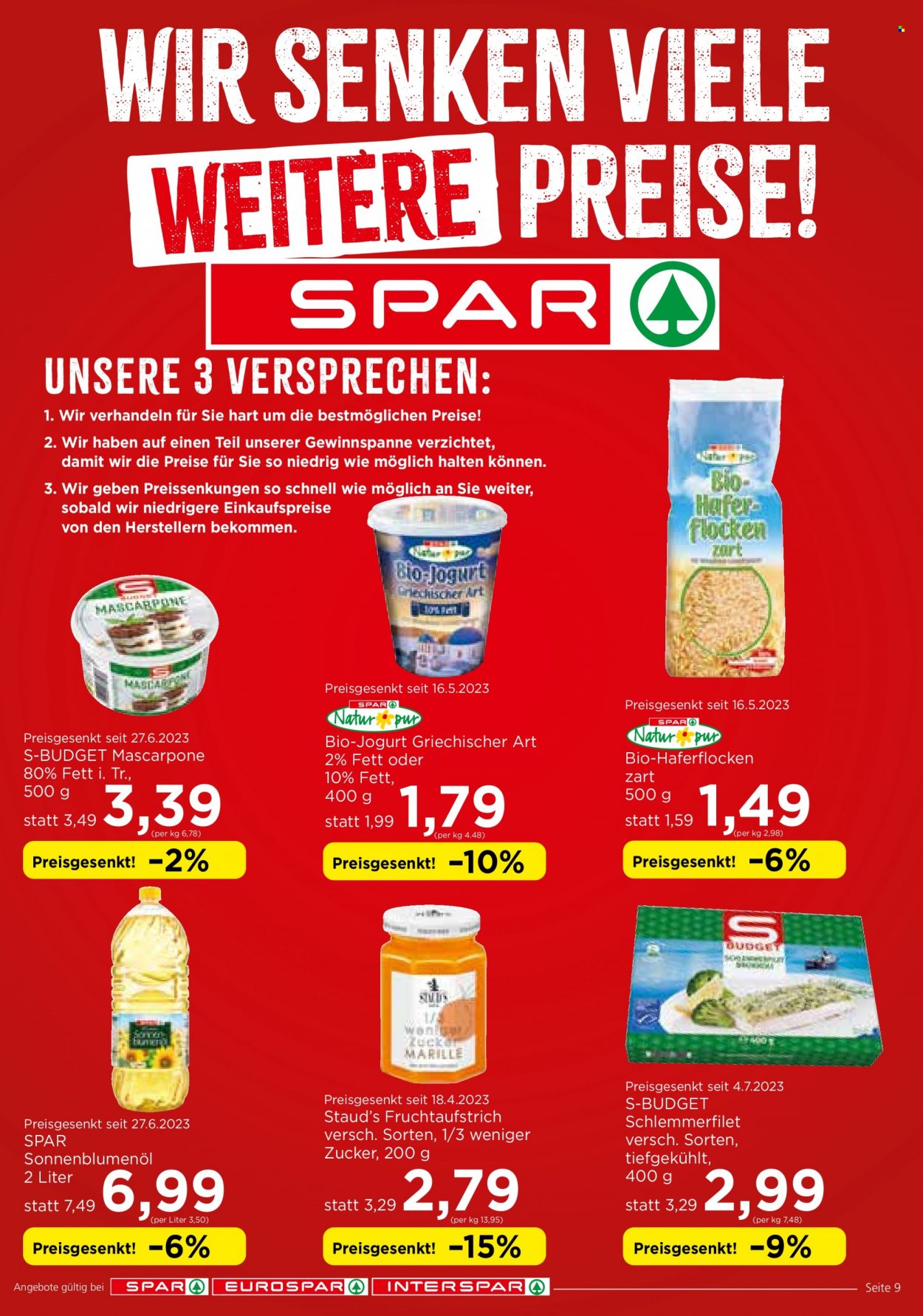 Angebote INTERSPAR - 13.7.2023 - 19.7.2023. Seite 9