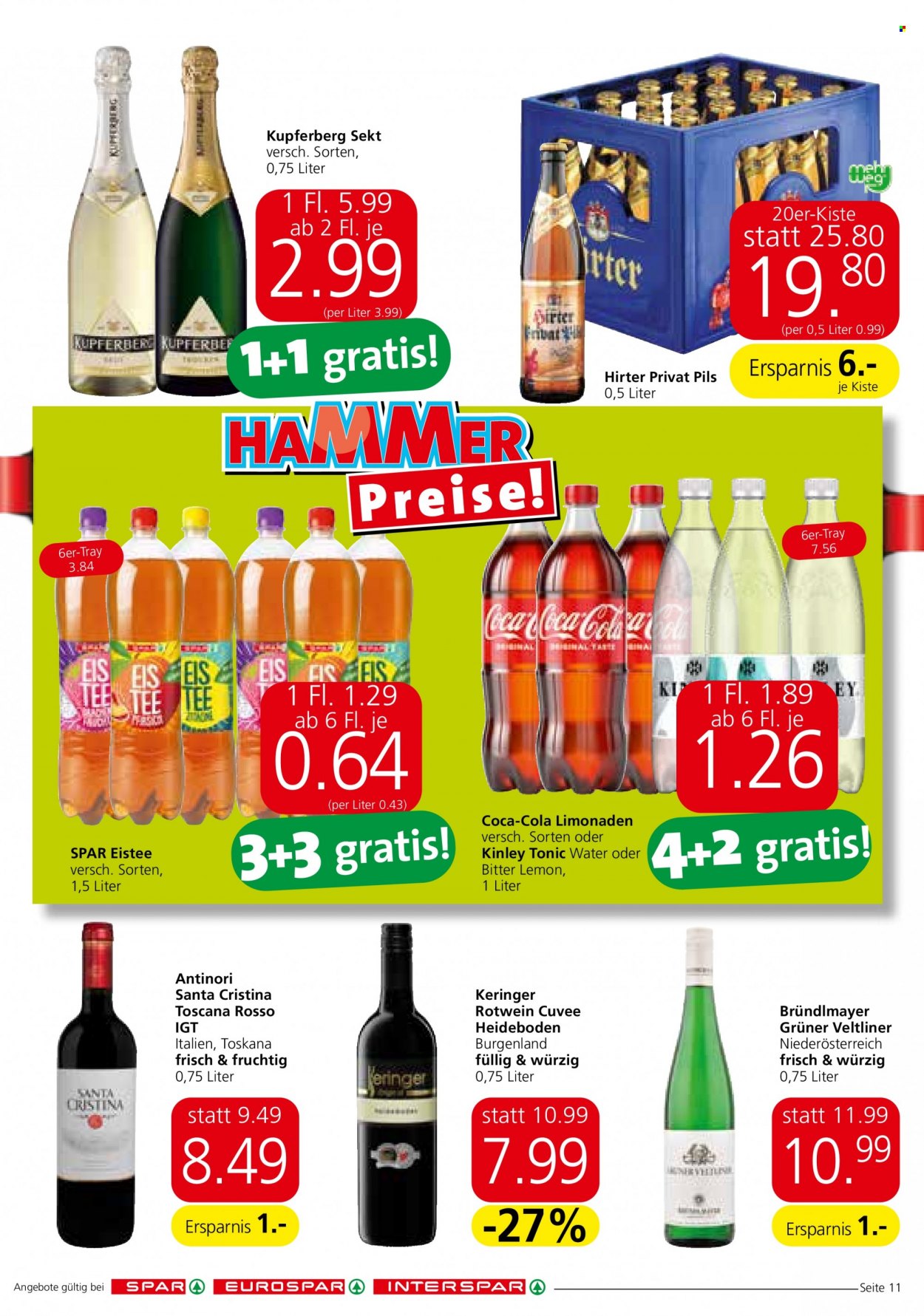 Angebote INTERSPAR - 13.7.2023 - 19.7.2023. Seite 11