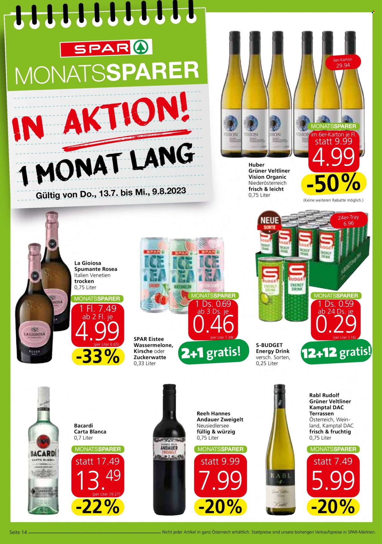 Angebote INTERSPAR - 13.7.2023 - 19.7.2023. Seite 14