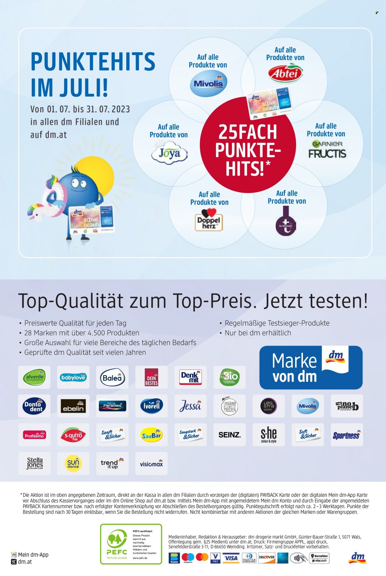 Angebote dm drogerie - 13.7.2023 - 31.7.2023. Seite 24