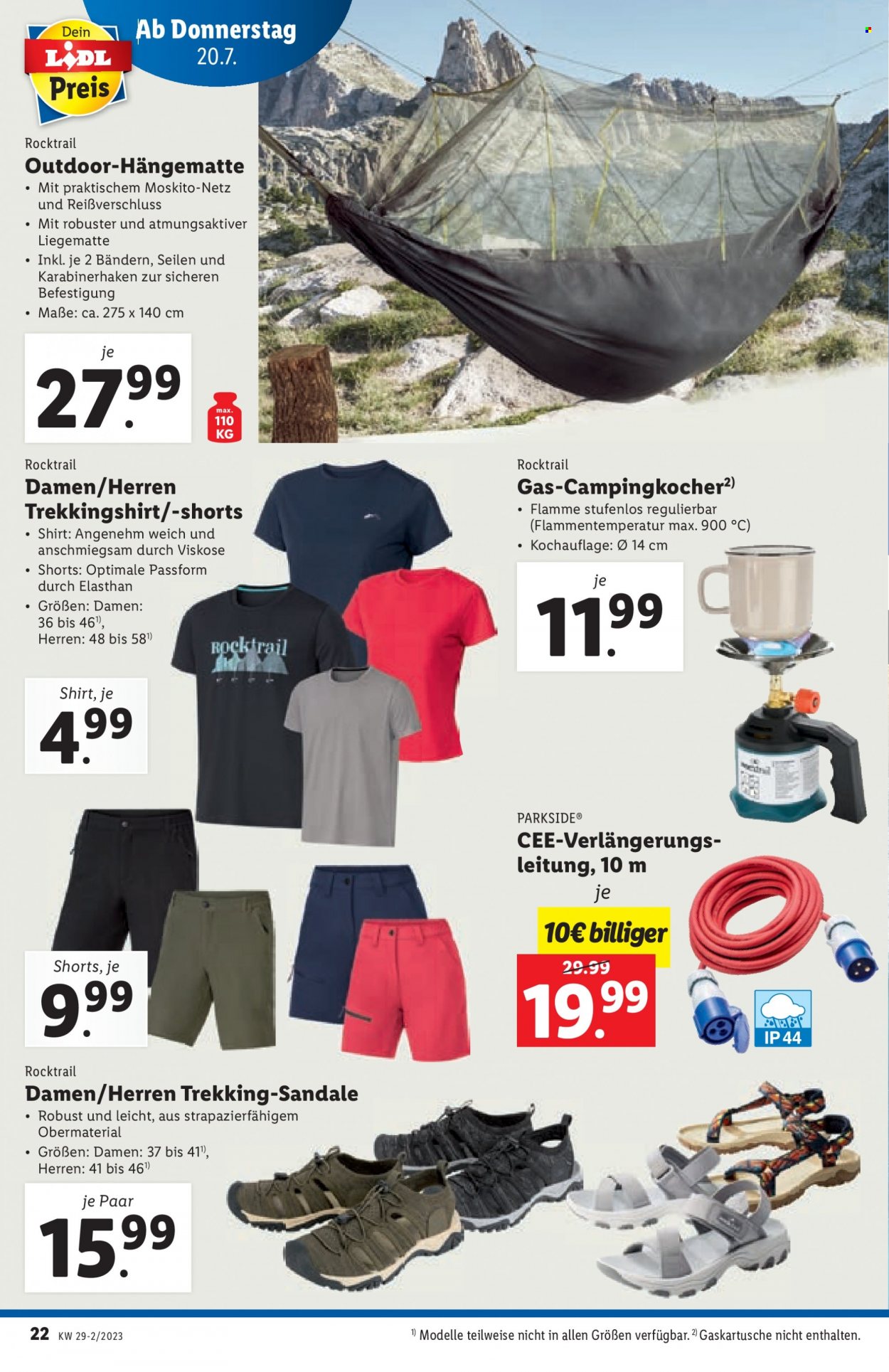Angebote Lidl - 20.7.2023 - 26.7.2023. Seite 22