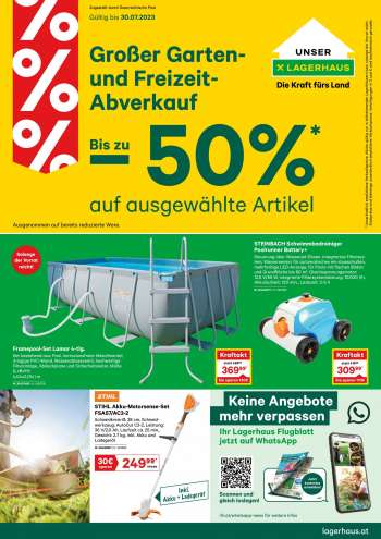 Angebote Lagerhaus - 17.7.2023 - 30.7.2023.