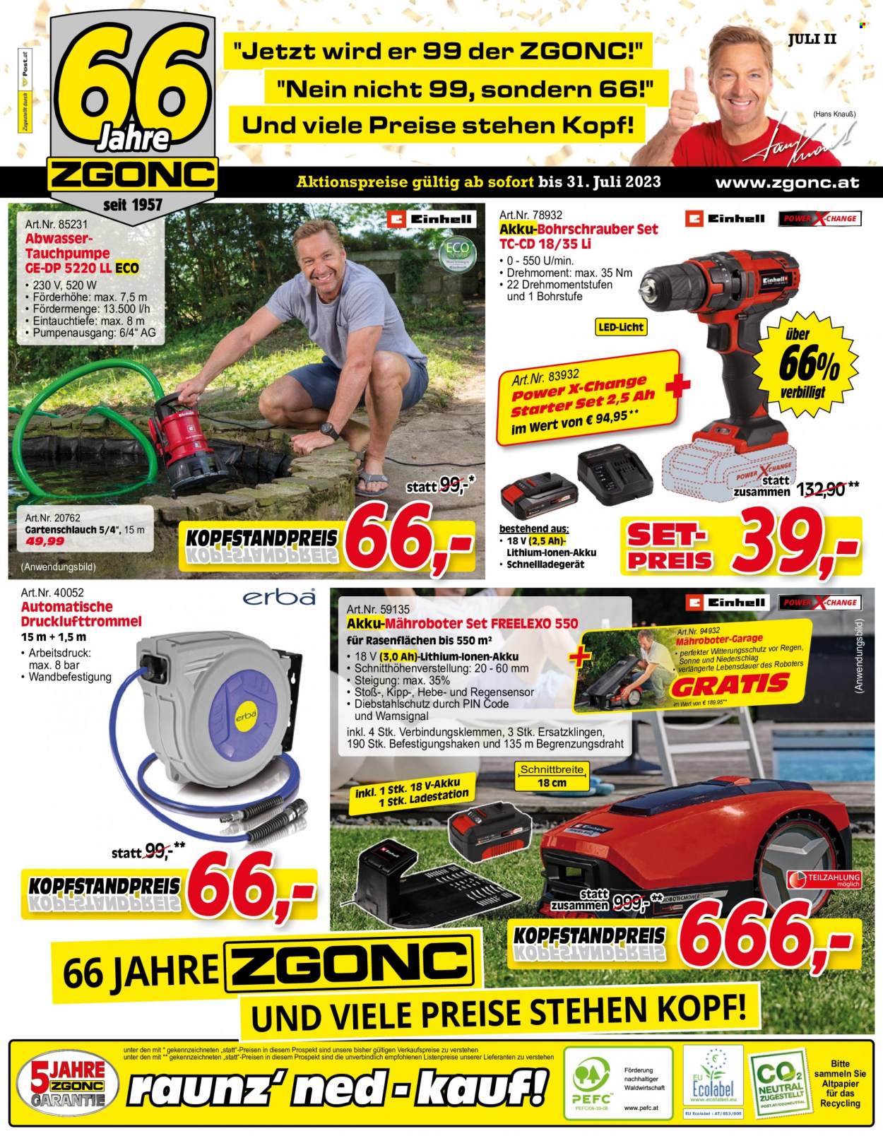 Angebote Zgonc - 17.7.2023 - 31.7.2023. Seite 1