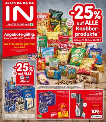 Angebote INTERSPAR - 20.7.2023 - 2.8.2023.
