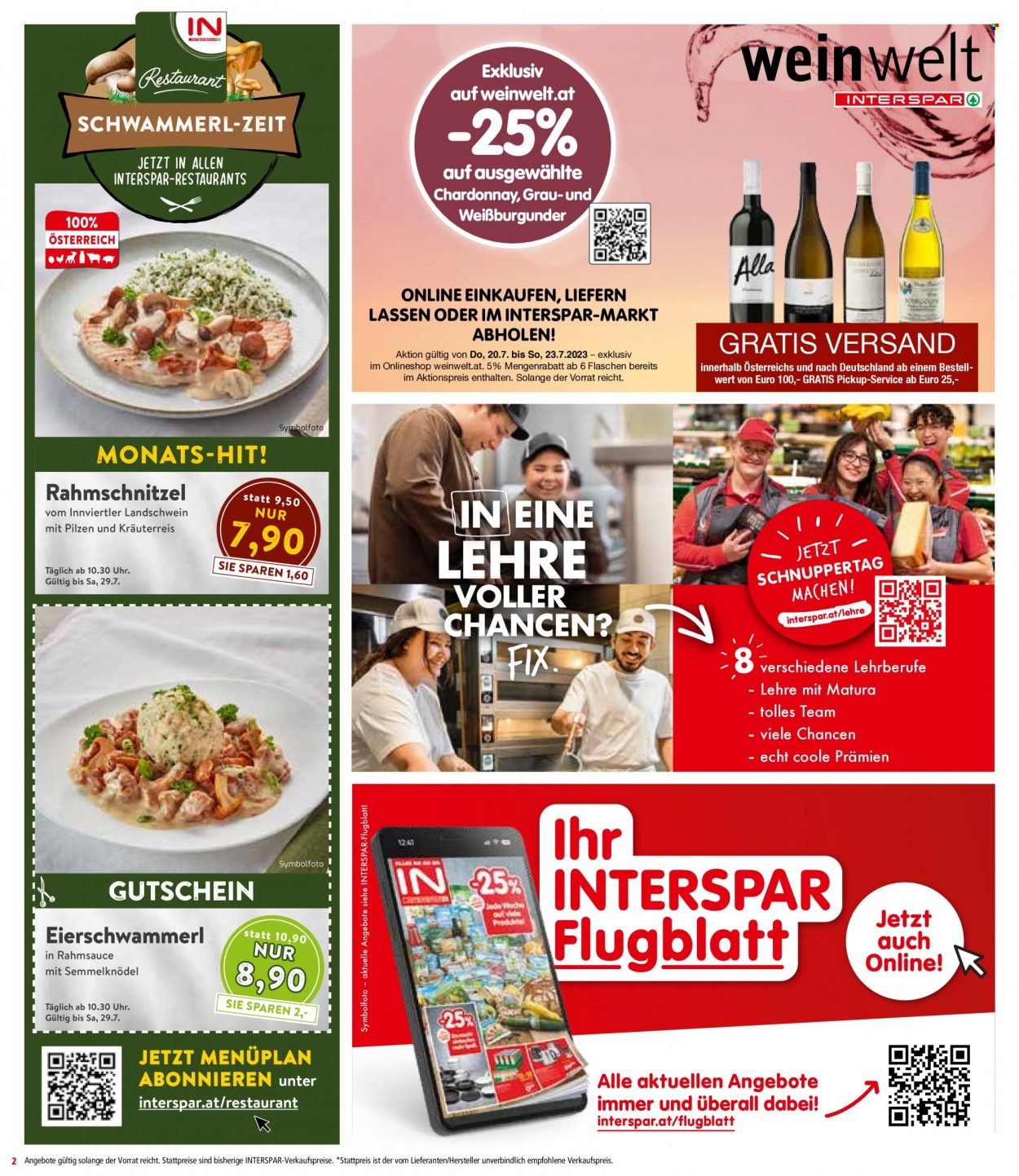 Angebote INTERSPAR - 20.7.2023 - 2.8.2023. Seite 2