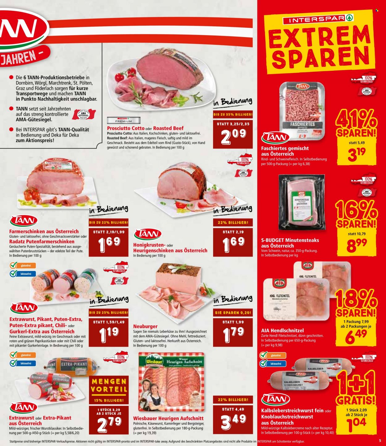 Angebote INTERSPAR - 20.7.2023 - 2.8.2023. Seite 5