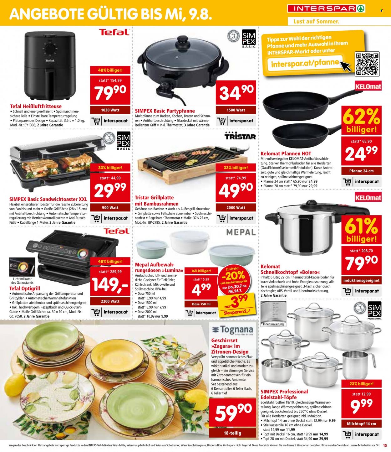 Angebote INTERSPAR - 20.7.2023 - 2.8.2023. Seite 15