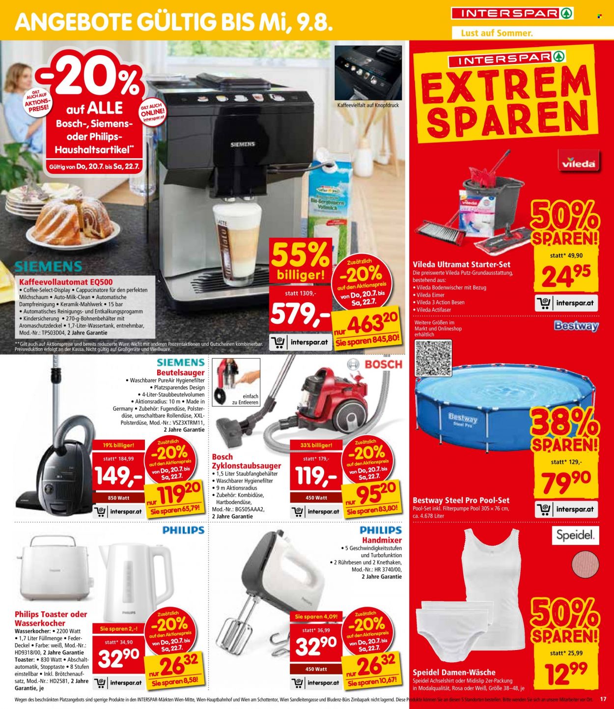 Angebote INTERSPAR - 20.7.2023 - 2.8.2023. Seite 17