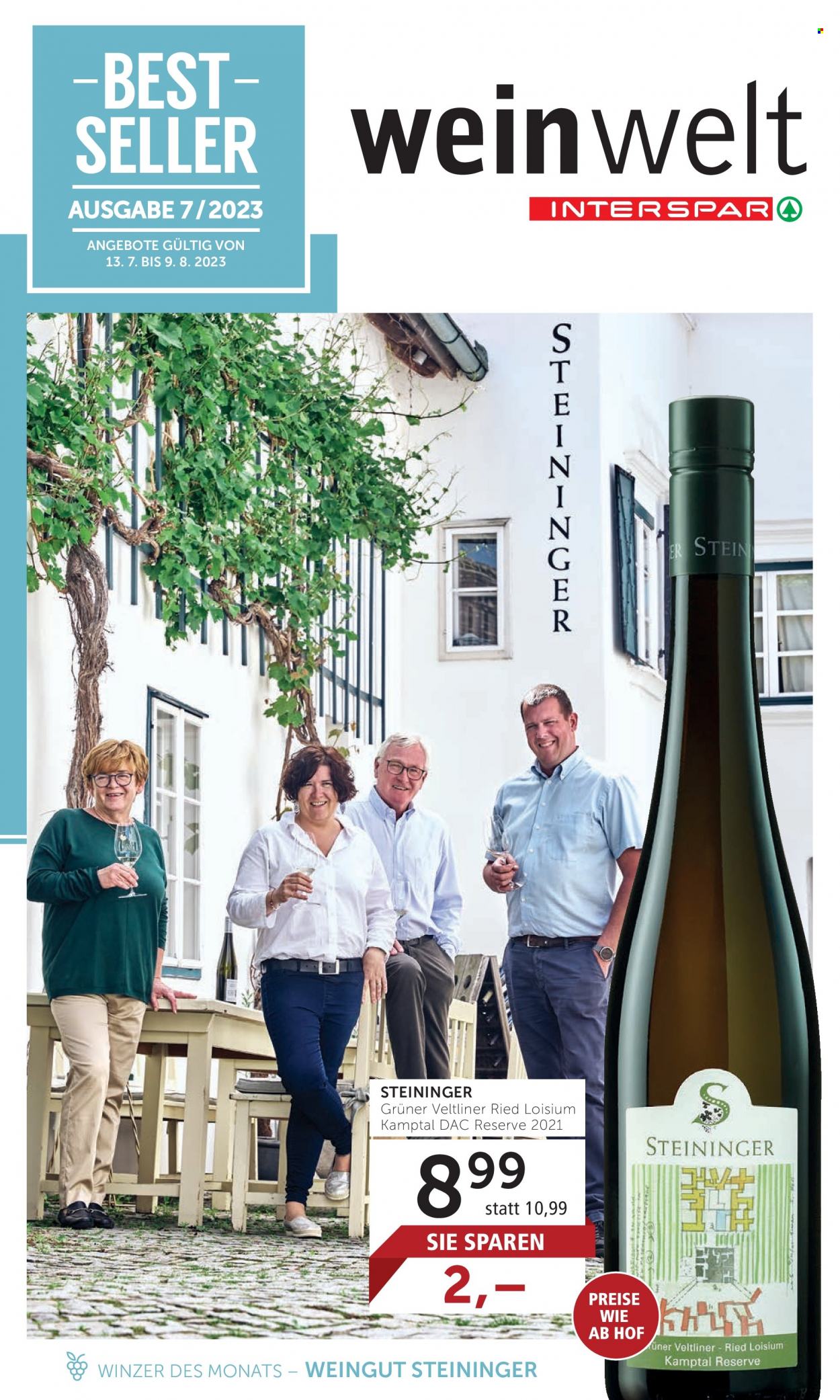 Angebote INTERSPAR - 11.7.2023 - 9.8.2023. Seite 1