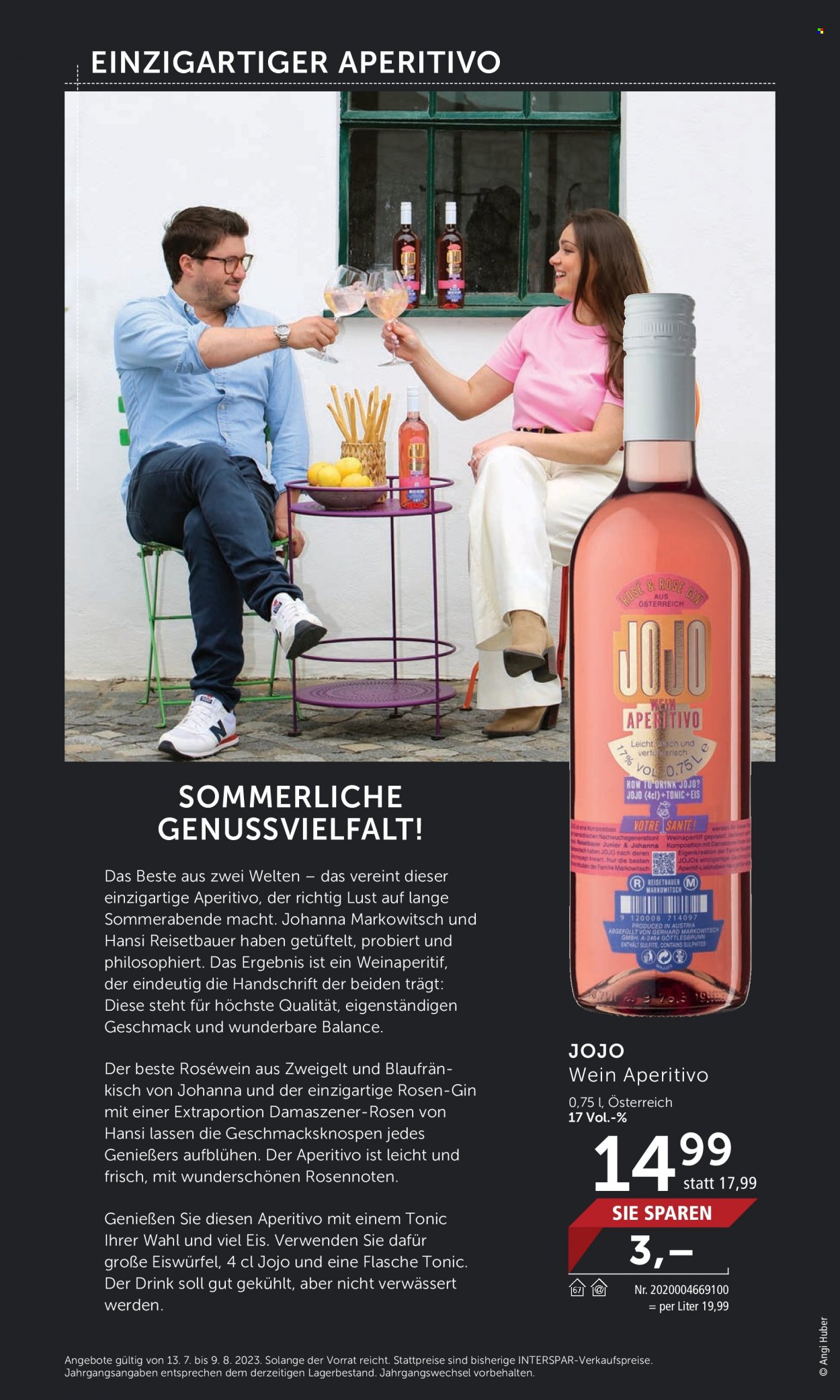 Angebote INTERSPAR - 11.7.2023 - 9.8.2023. Seite 22