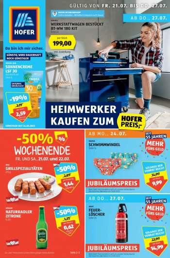 Angebote Hofer - 21.7.2023 - 27.7.2023.