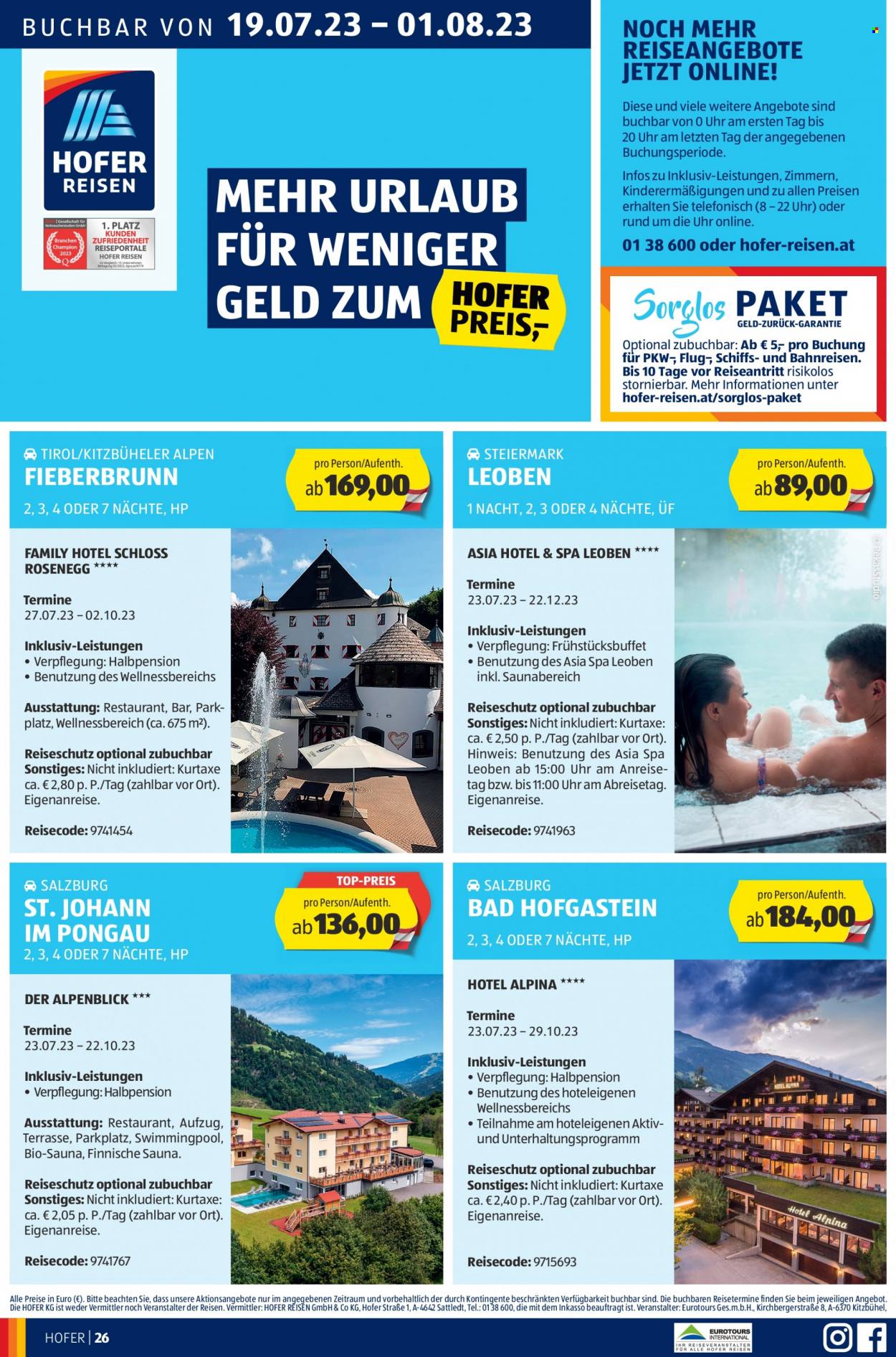 Angebote Hofer - 21.7.2023 - 27.7.2023. Seite 28