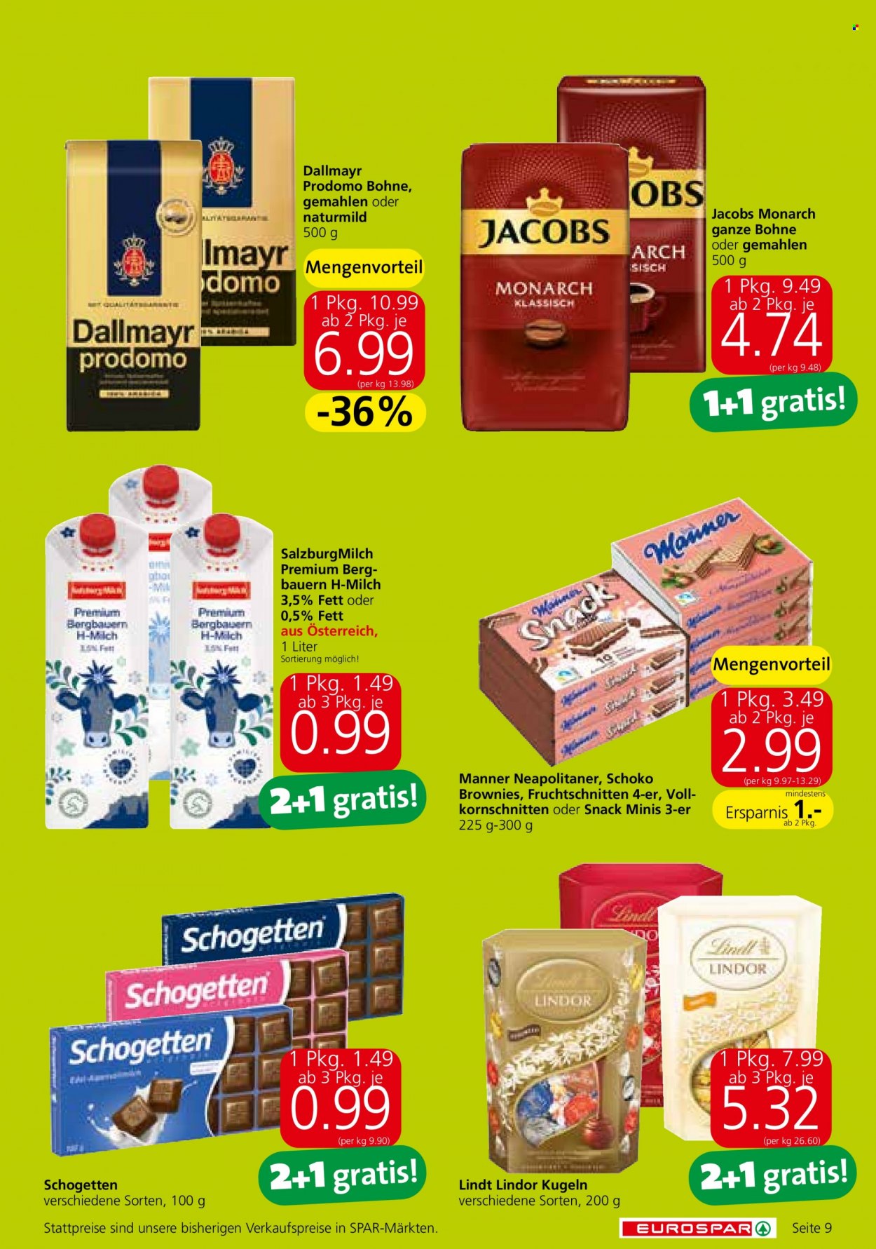 Angebote EUROSPAR - 20.7.2023 - 2.8.2023. Seite 9