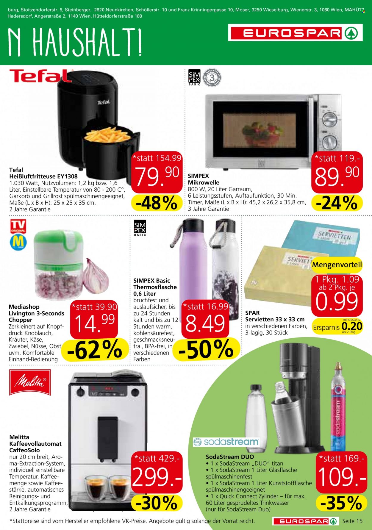 Angebote EUROSPAR - 20.7.2023 - 2.8.2023. Seite 15